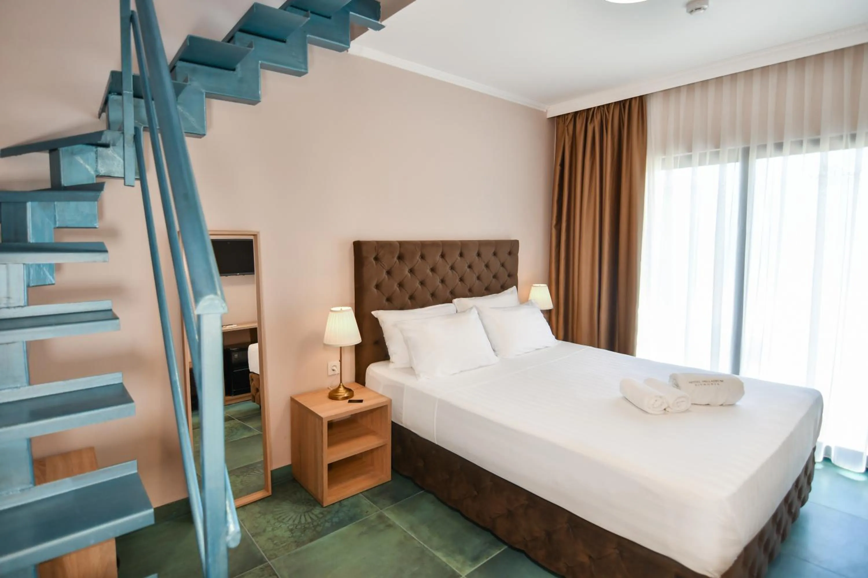 Bed in Hotel Palladium Sithonia