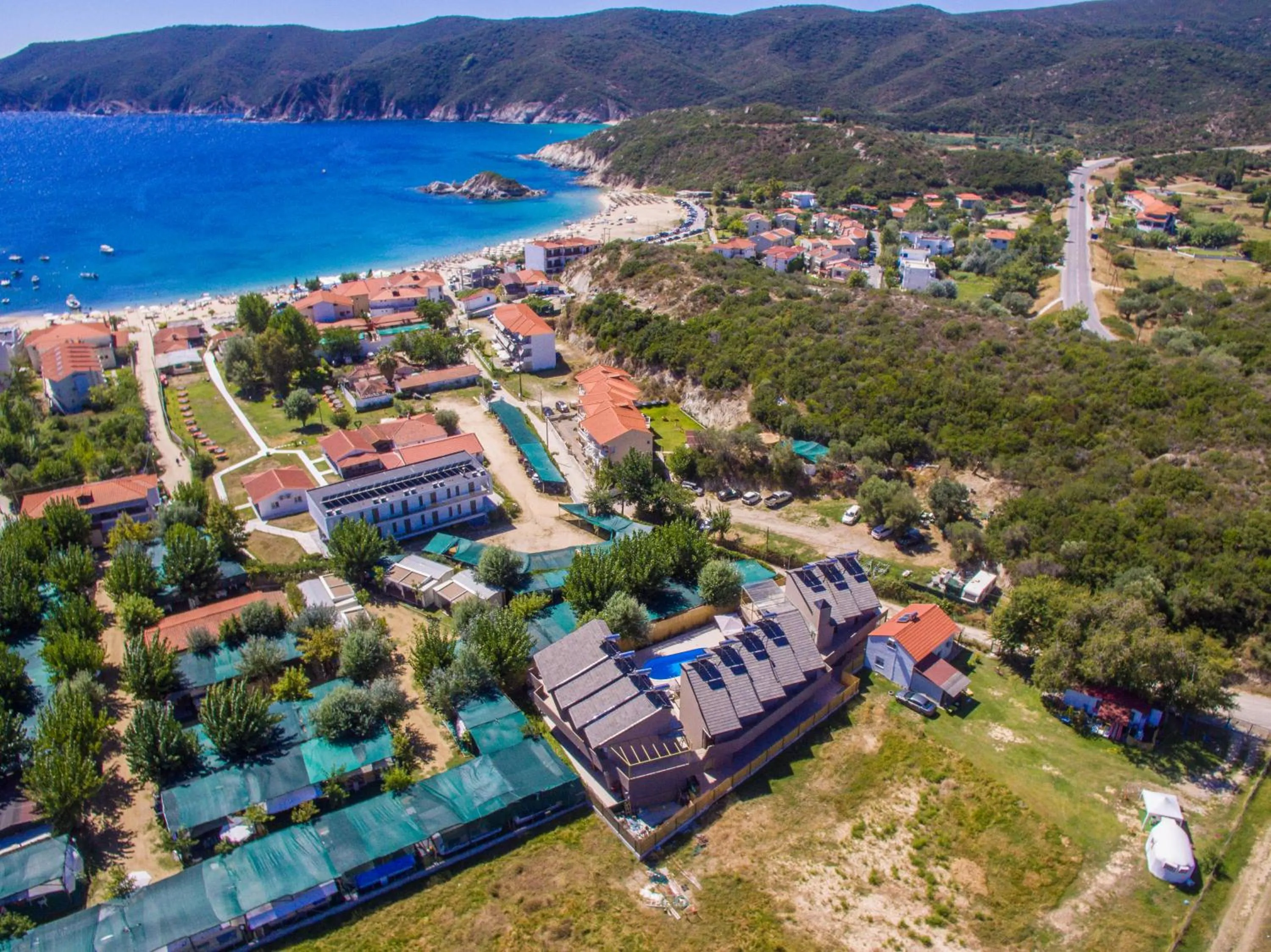 Bird's eye view in Hotel Palladium Sithonia