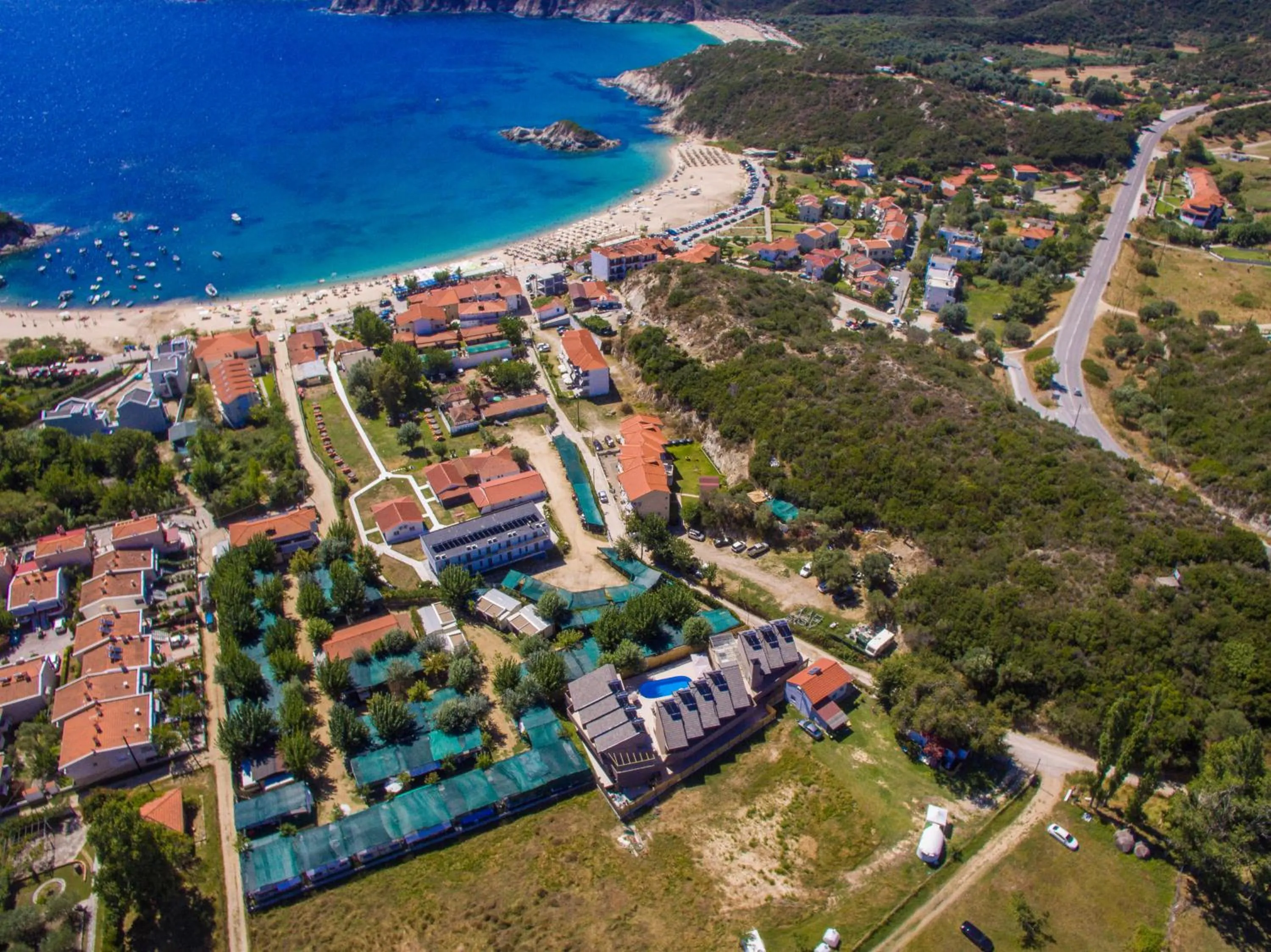Bird's eye view in Hotel Palladium Sithonia