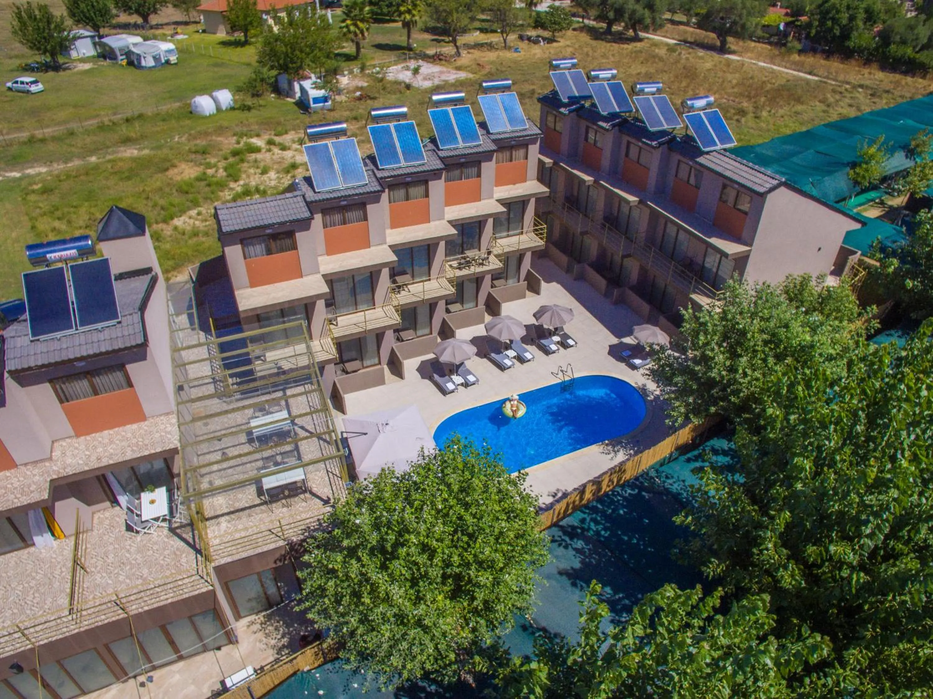 Bird's eye view in Hotel Palladium Sithonia