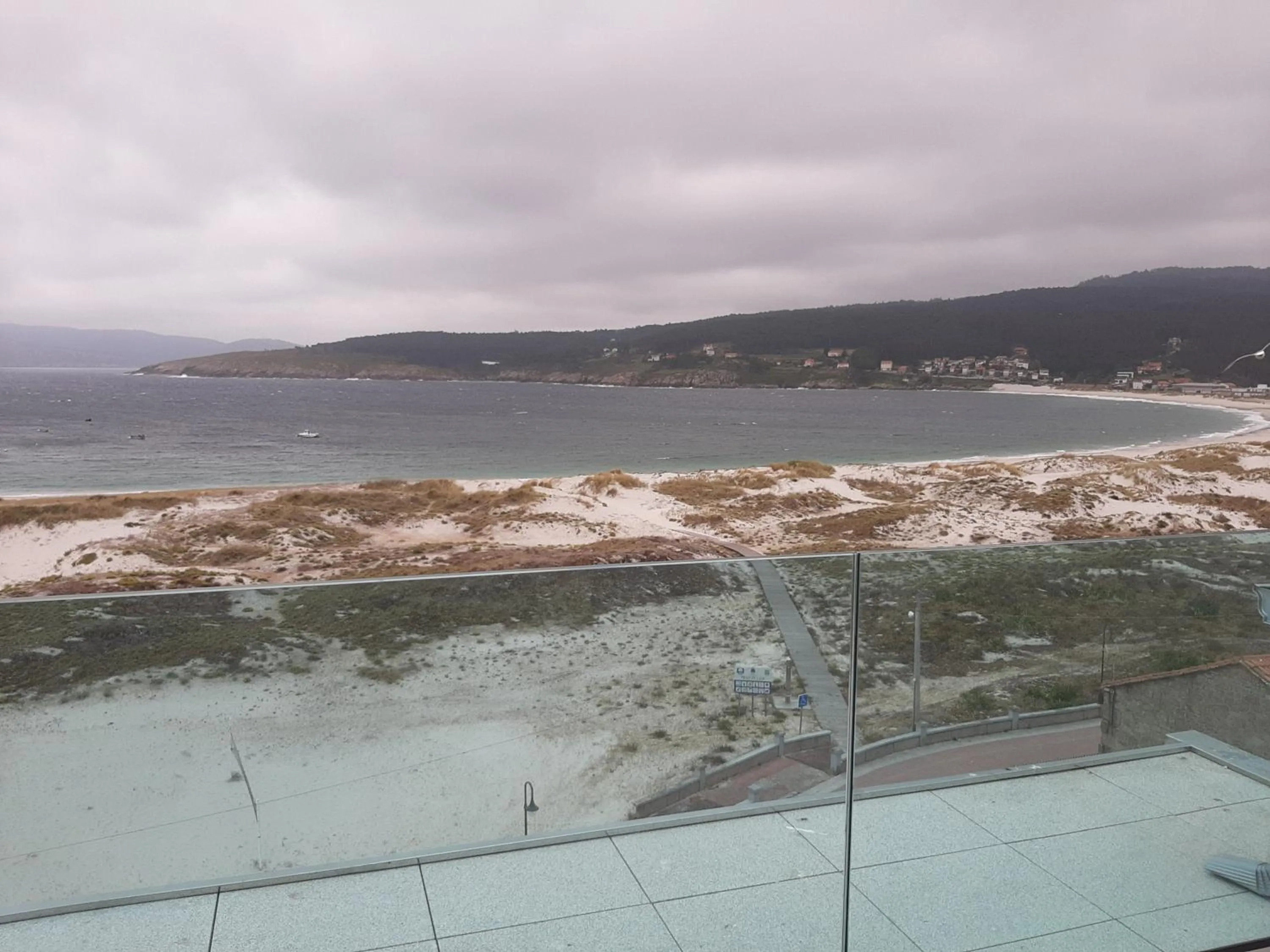 Sea view in Hotel Boutique O Náutico Laxe