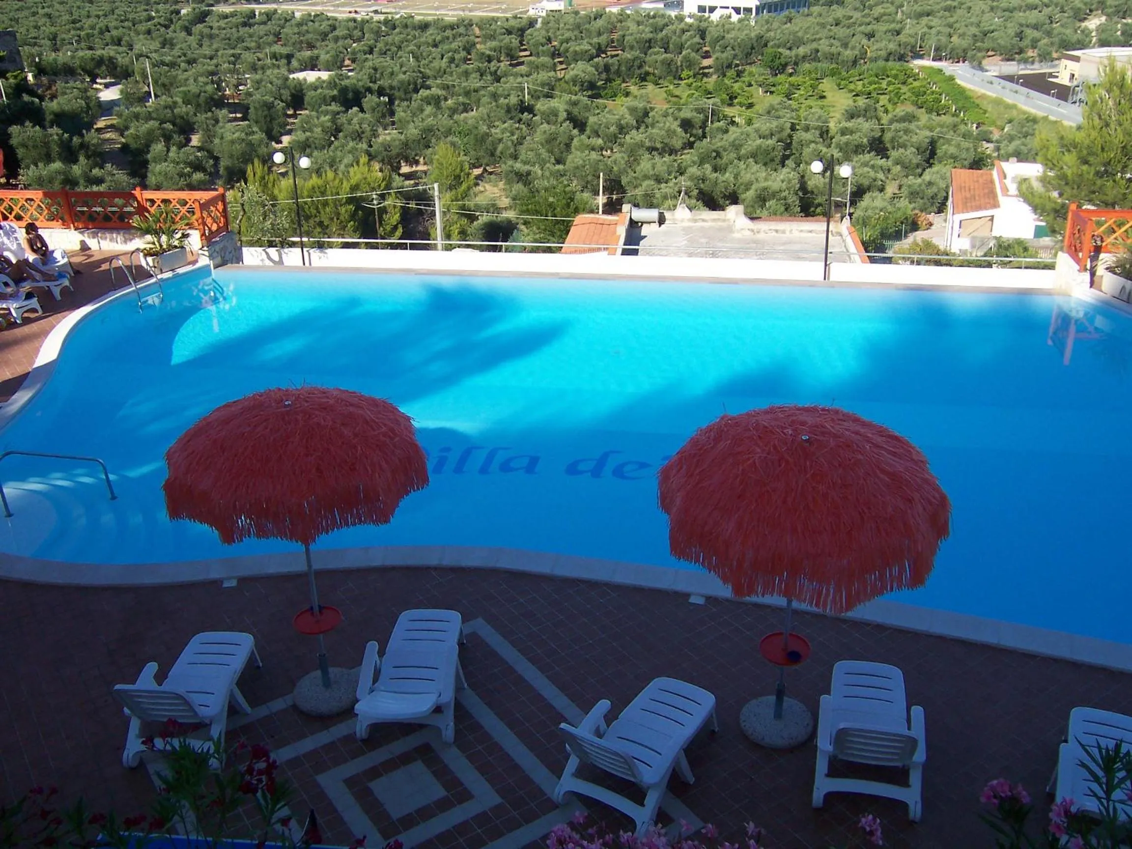 Pool view in Villa dei pini