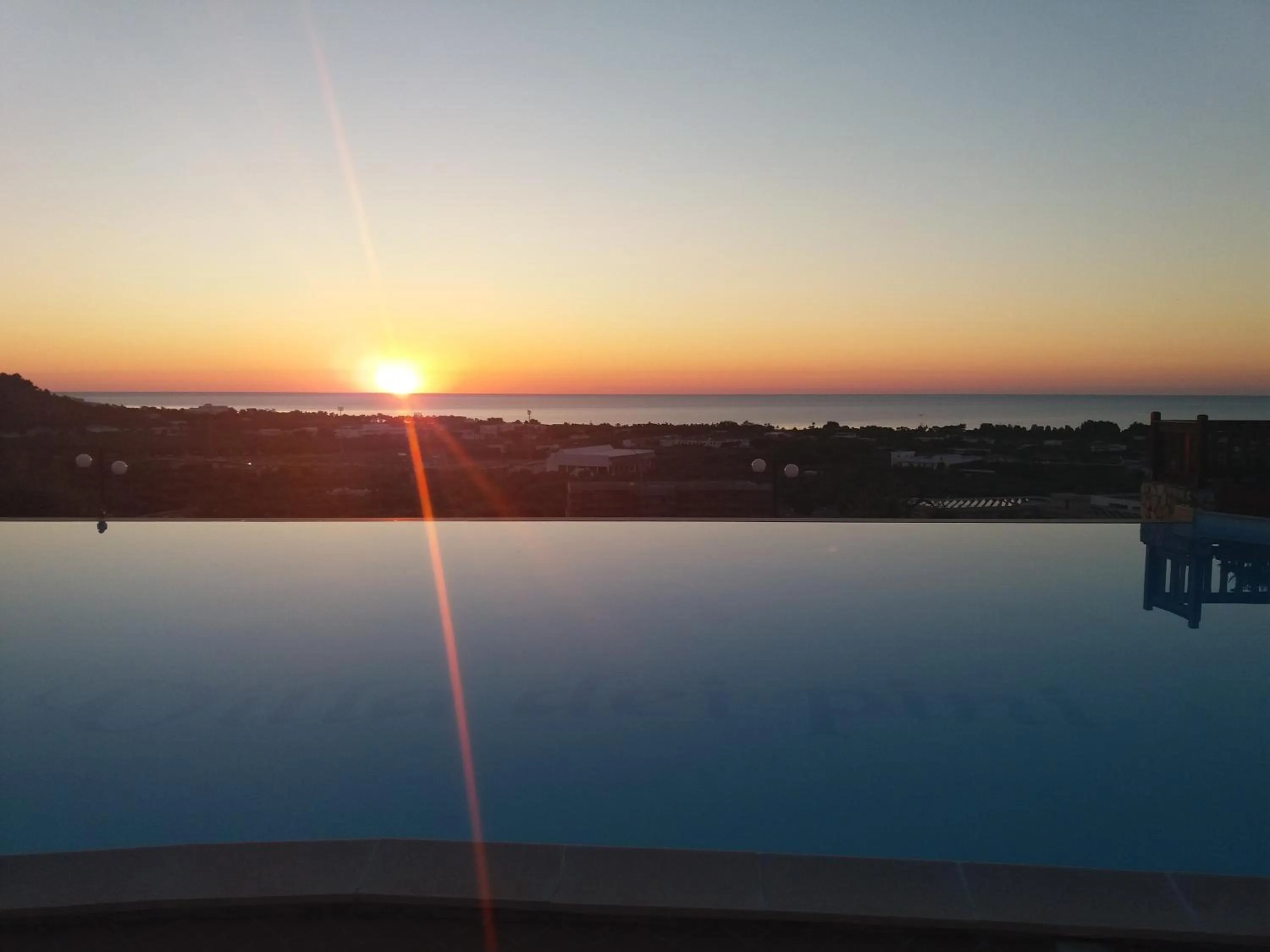 Sunrise in Villa dei pini