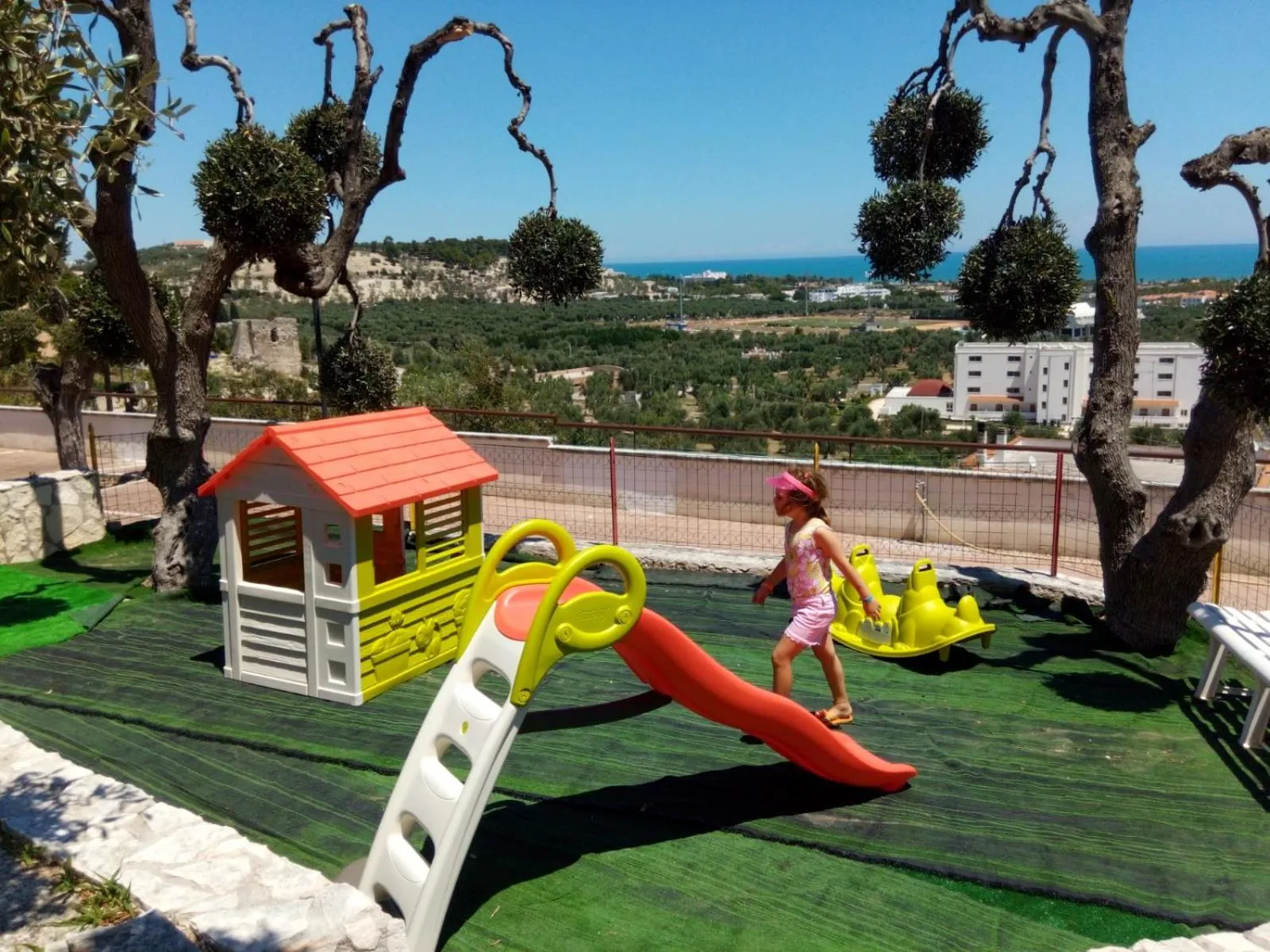 Children play ground in Villa dei pini