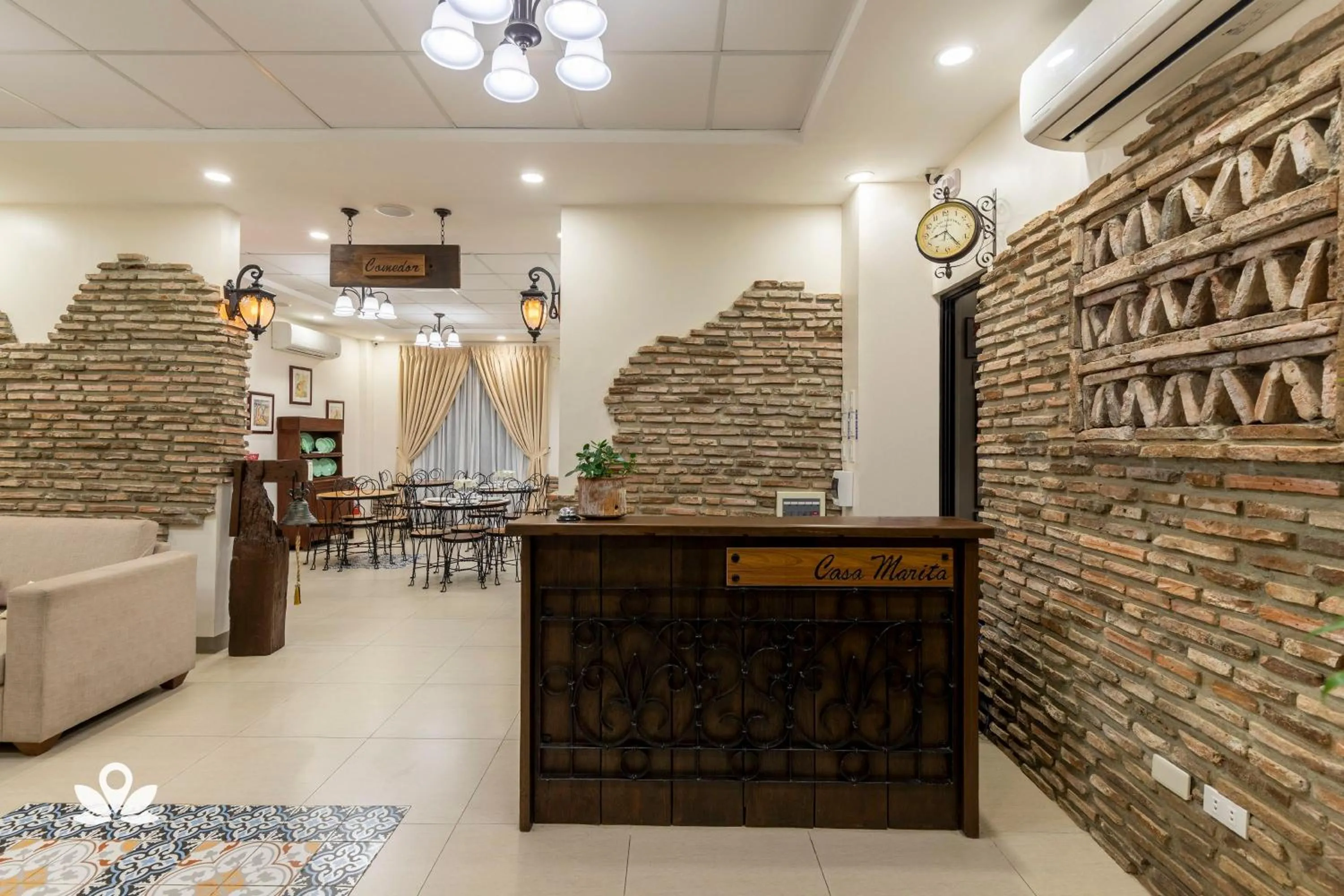 Lobby or reception in Casa Marita Vigan