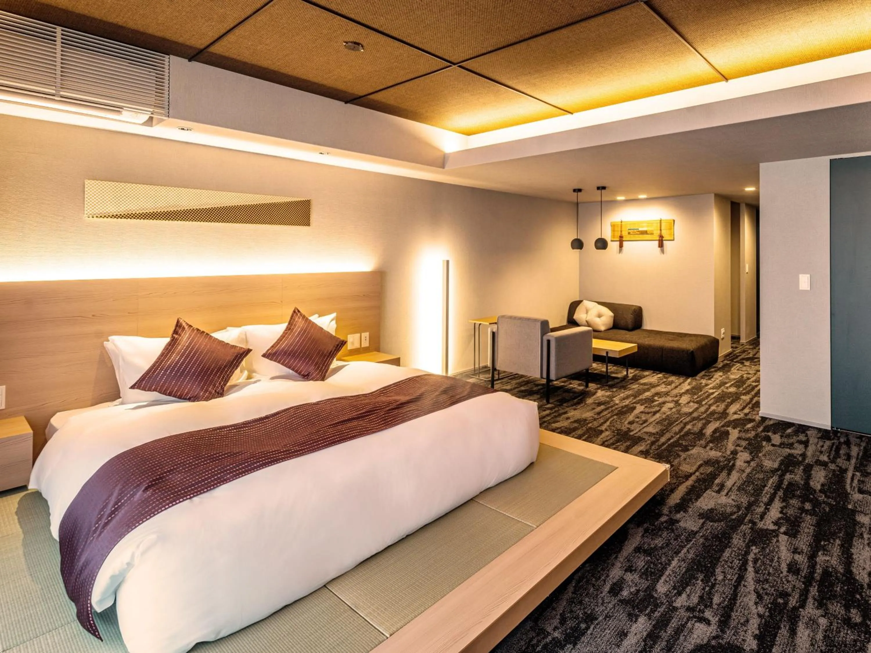 Bed in RESI STAY Mayu Grace Hotel