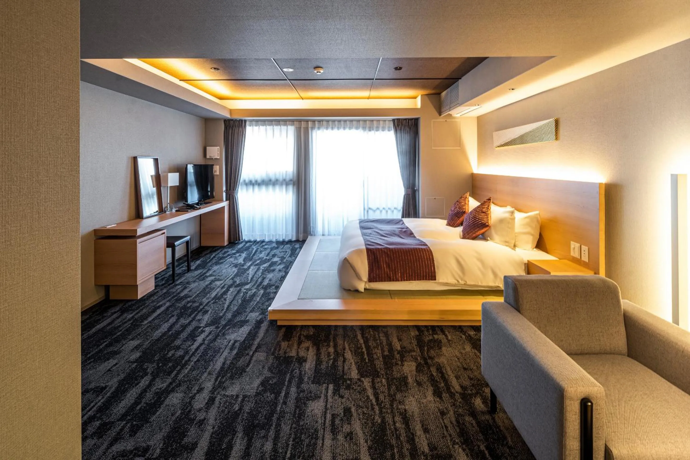 Photo of the whole room, Bed in RESI STAY Mayu Grace Hotel