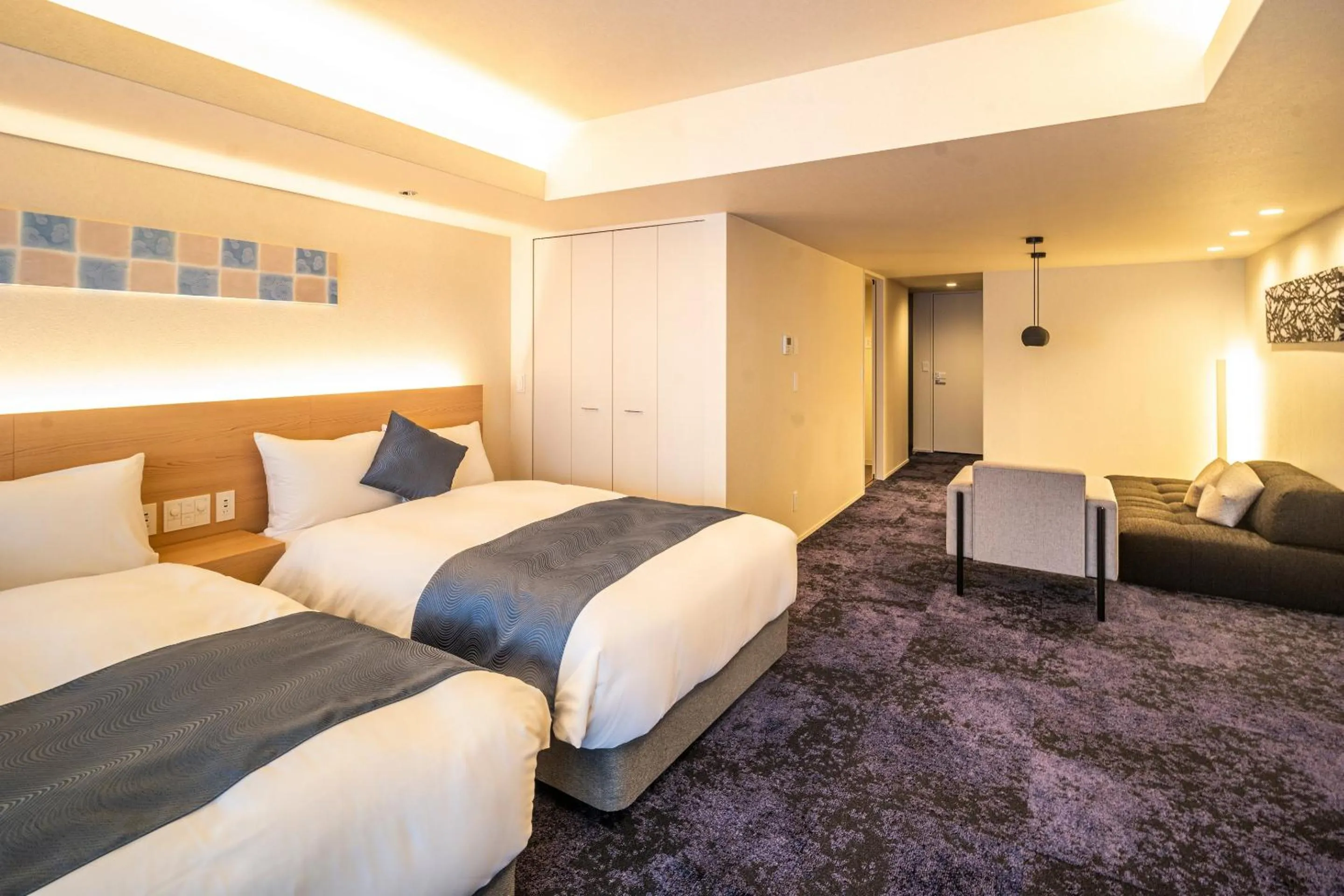 Bed in RESI STAY Mayu Grace Hotel