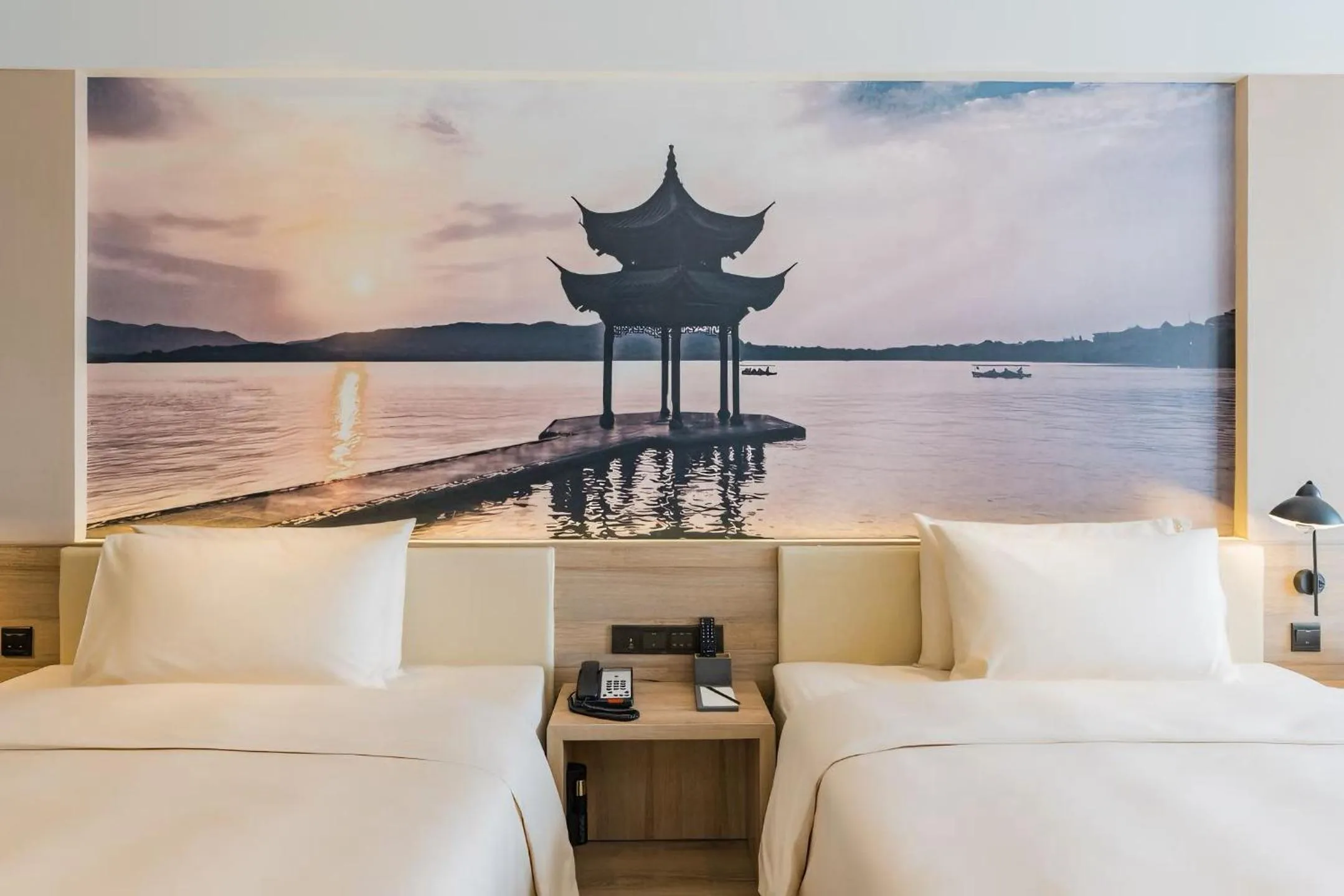 Bedroom, Bed in Atour Hotel Hangzhou Future Technology City Haichuang Park