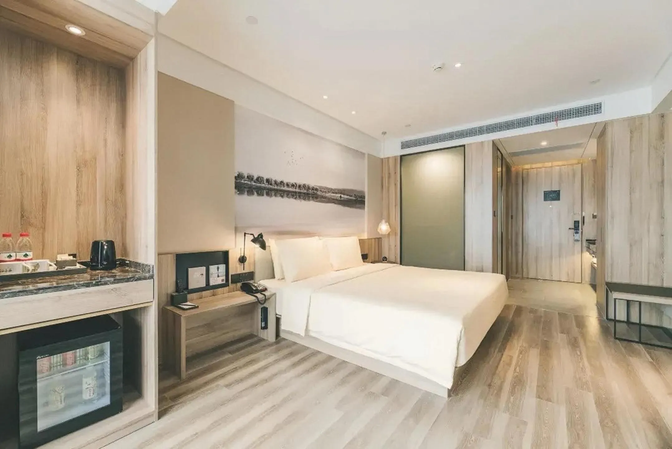 Bed in Atour Hotel Xiaoshan Airport Guali Branch