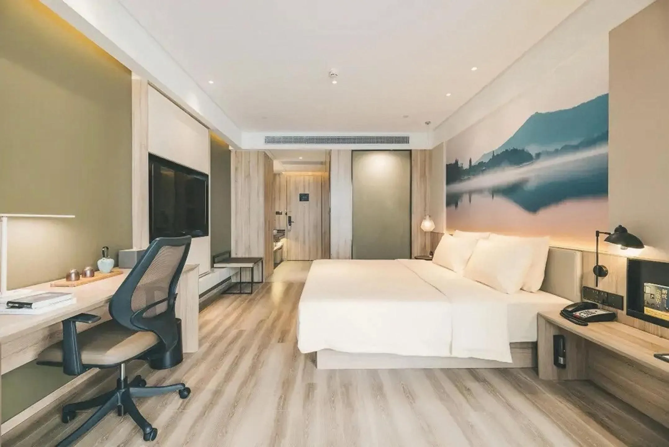 Bed in Atour Hotel Xiaoshan Airport Guali Branch