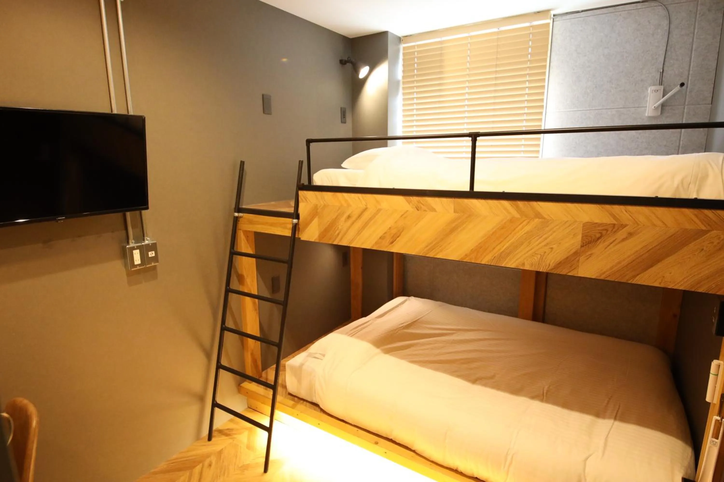 Photo of the whole room, Bed in ZONK HOTEL Haruyoshi-Teramachidori