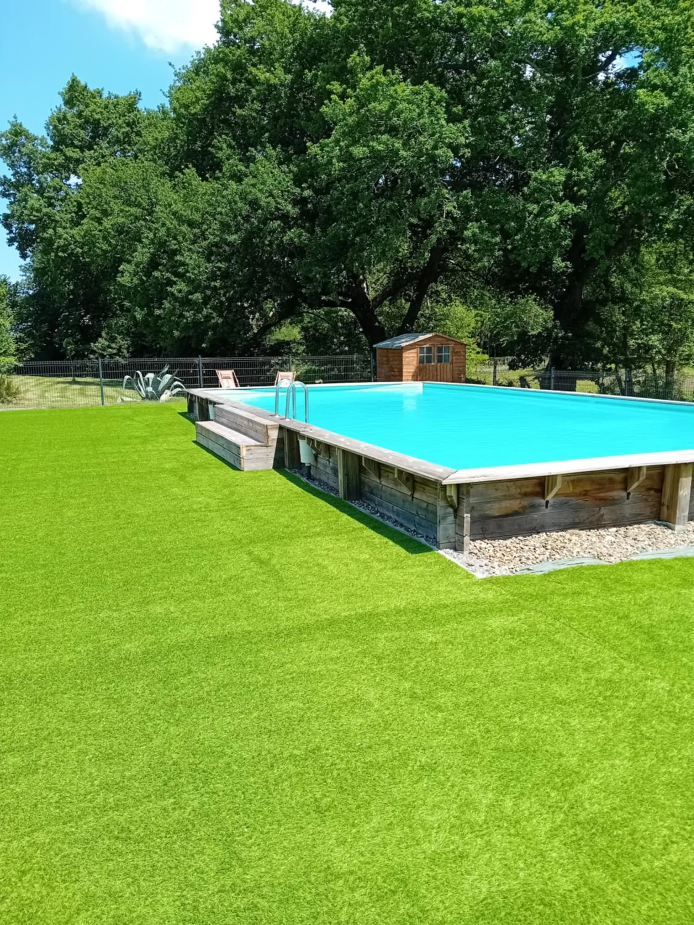 Swimming pool in La maison de pescate