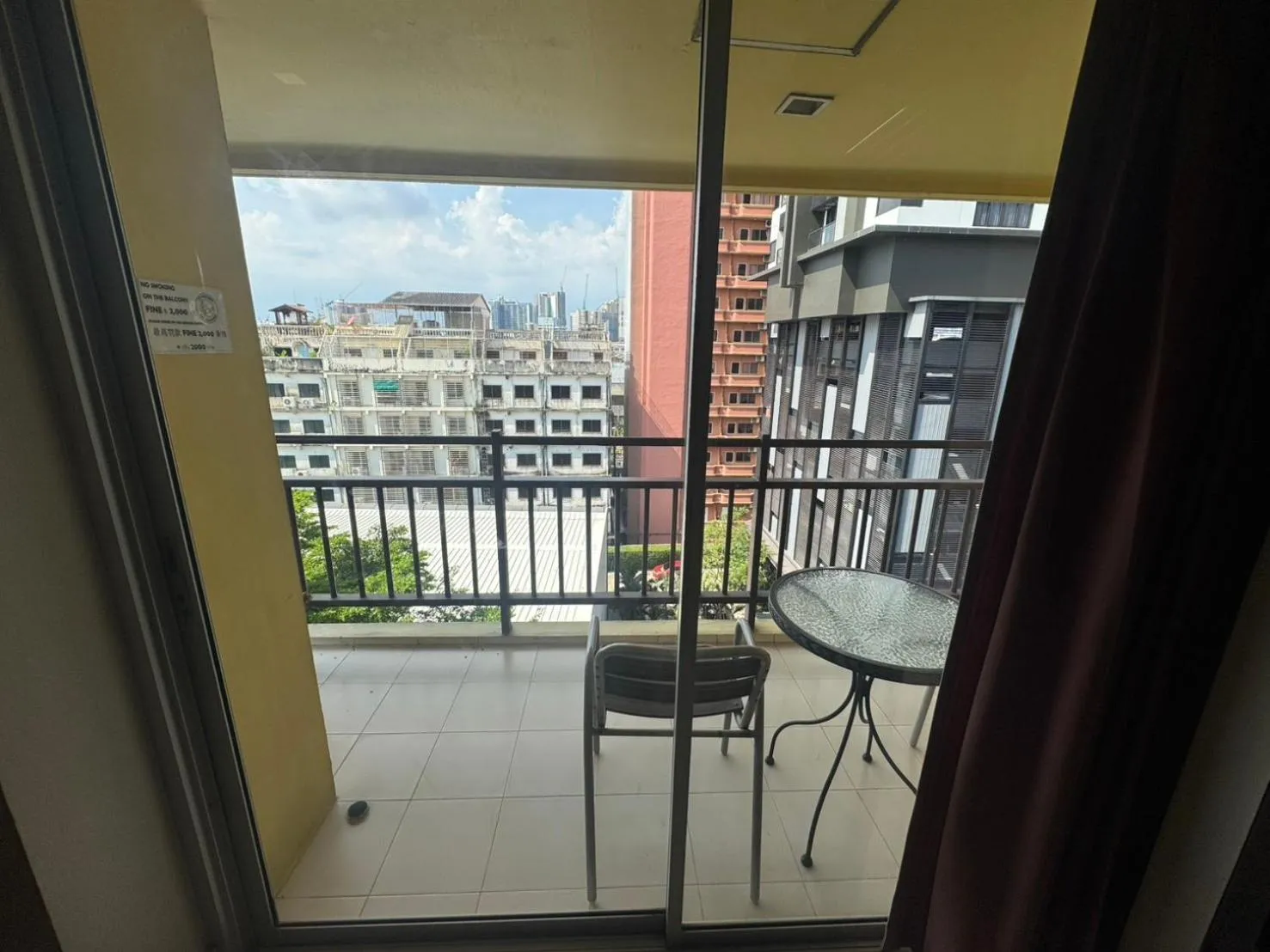 Balcony/Terrace in Palette Bella B All Suites Bangkok Hotel