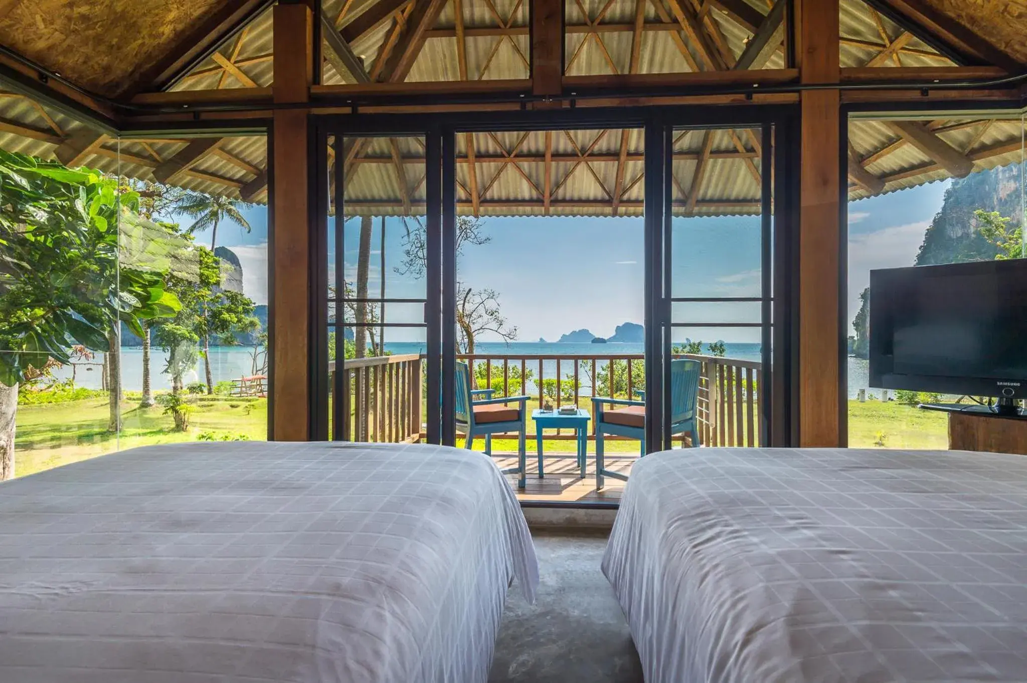 Beachfront Villas Twin in Tinidee Hideaway Tonsai Beach Krabi - SHA Extra Plus Beachfront Villas Twin in Tinidee Hideaway Tonsai Beach Krabi - SHA Extra Plus
