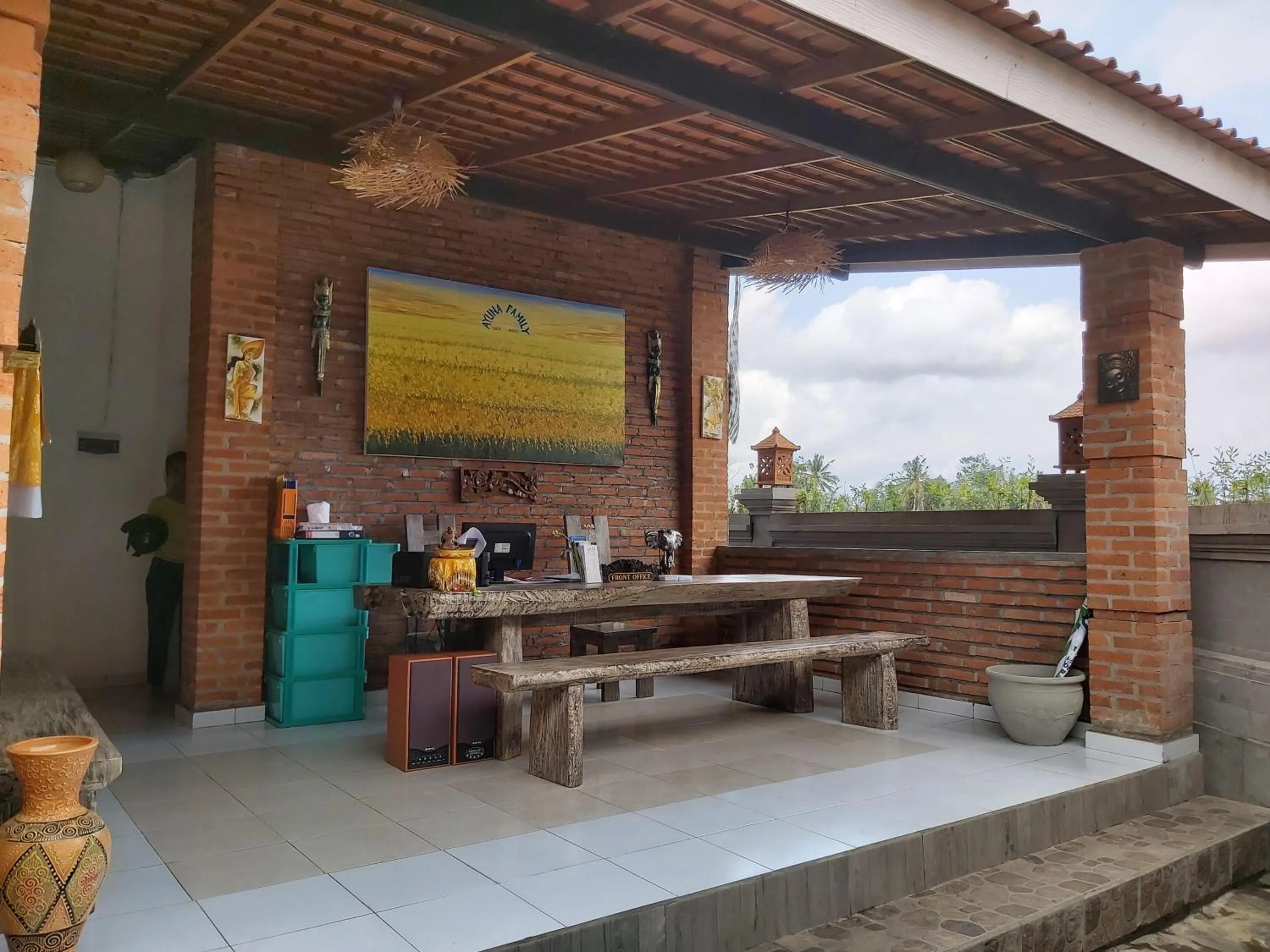 Seating area in Ayuna Family Ubud