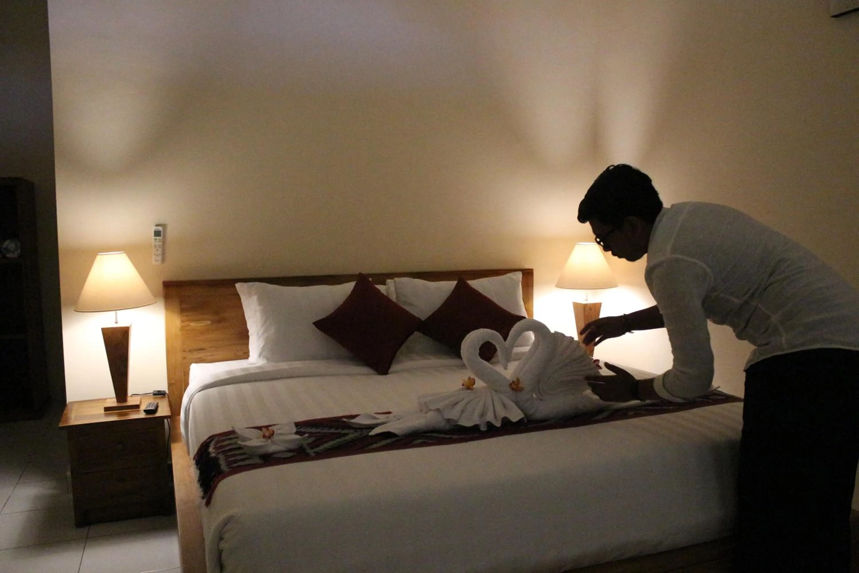 Bed in Ayuna Family Ubud