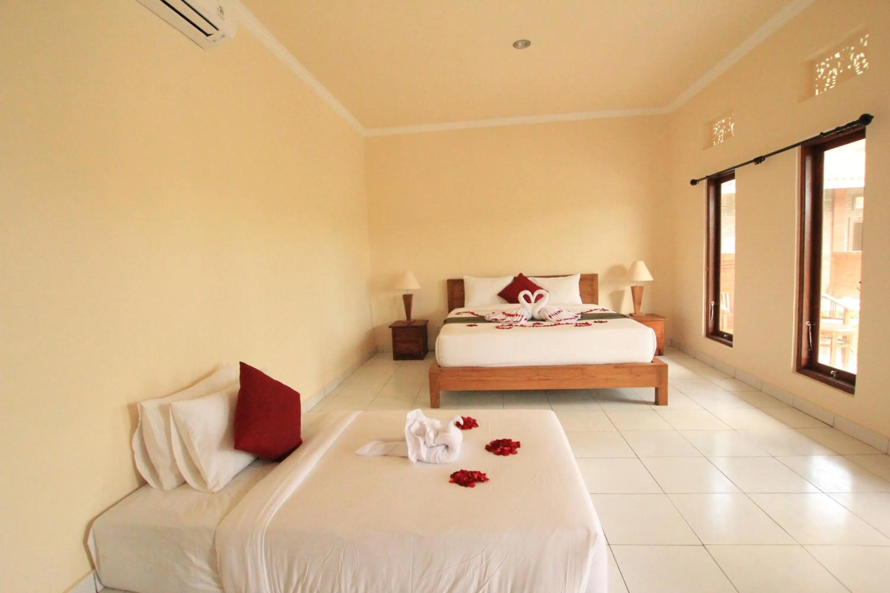 Bed in Ayuna Family Ubud