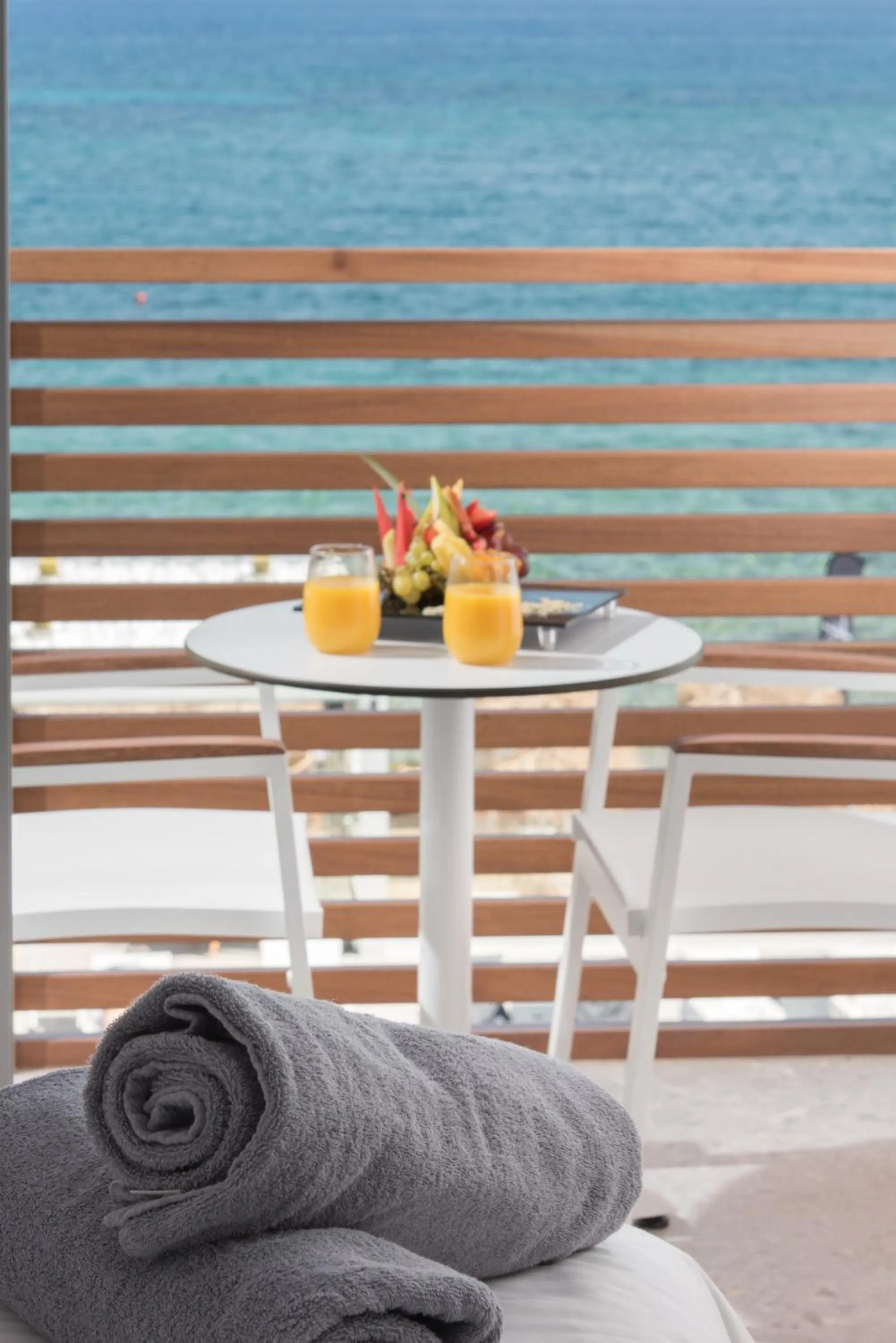 Balcony/Terrace in Enorme Ammos Beach