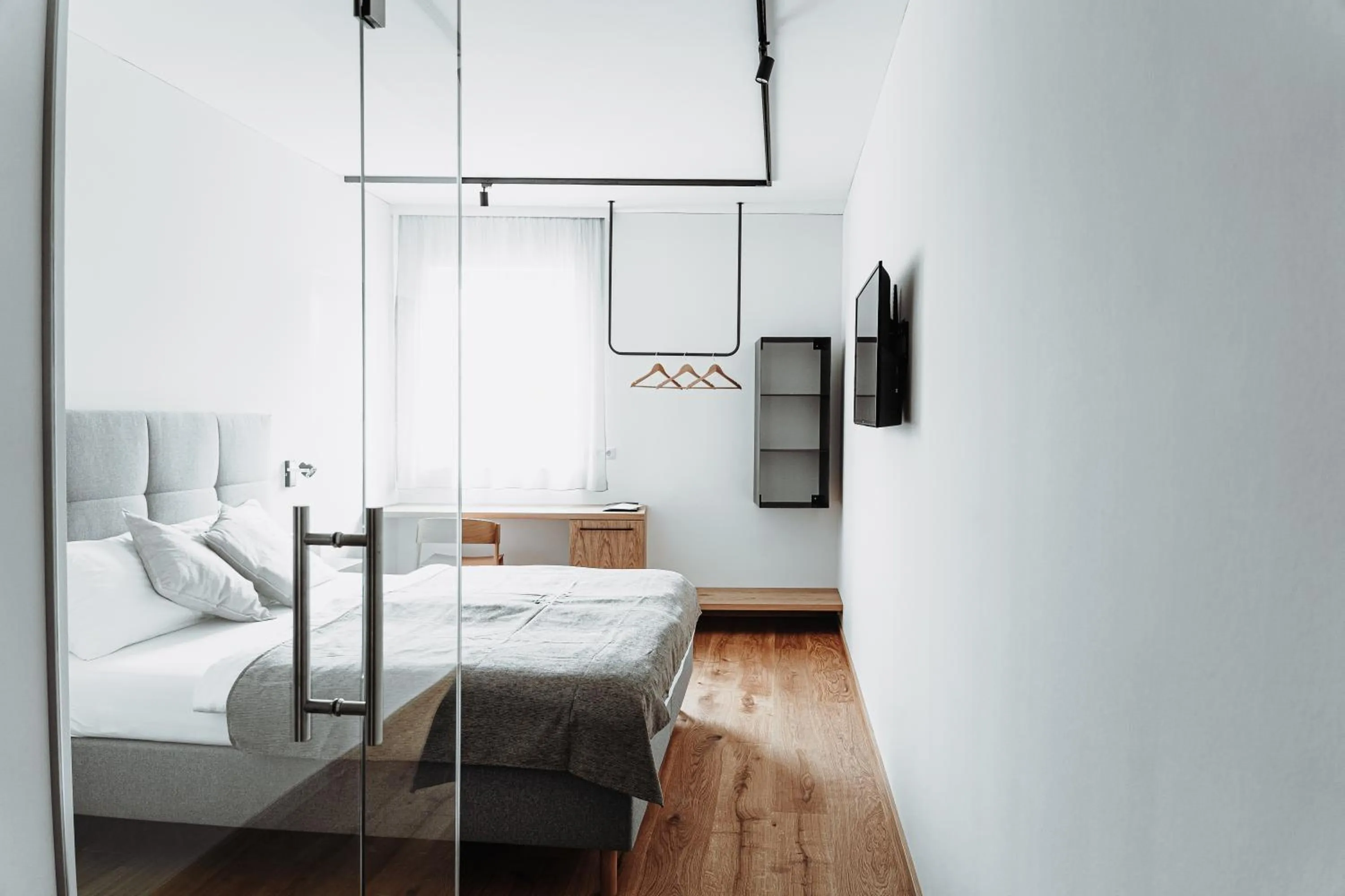 Living room, Bed in Quartier am Bauernstadl