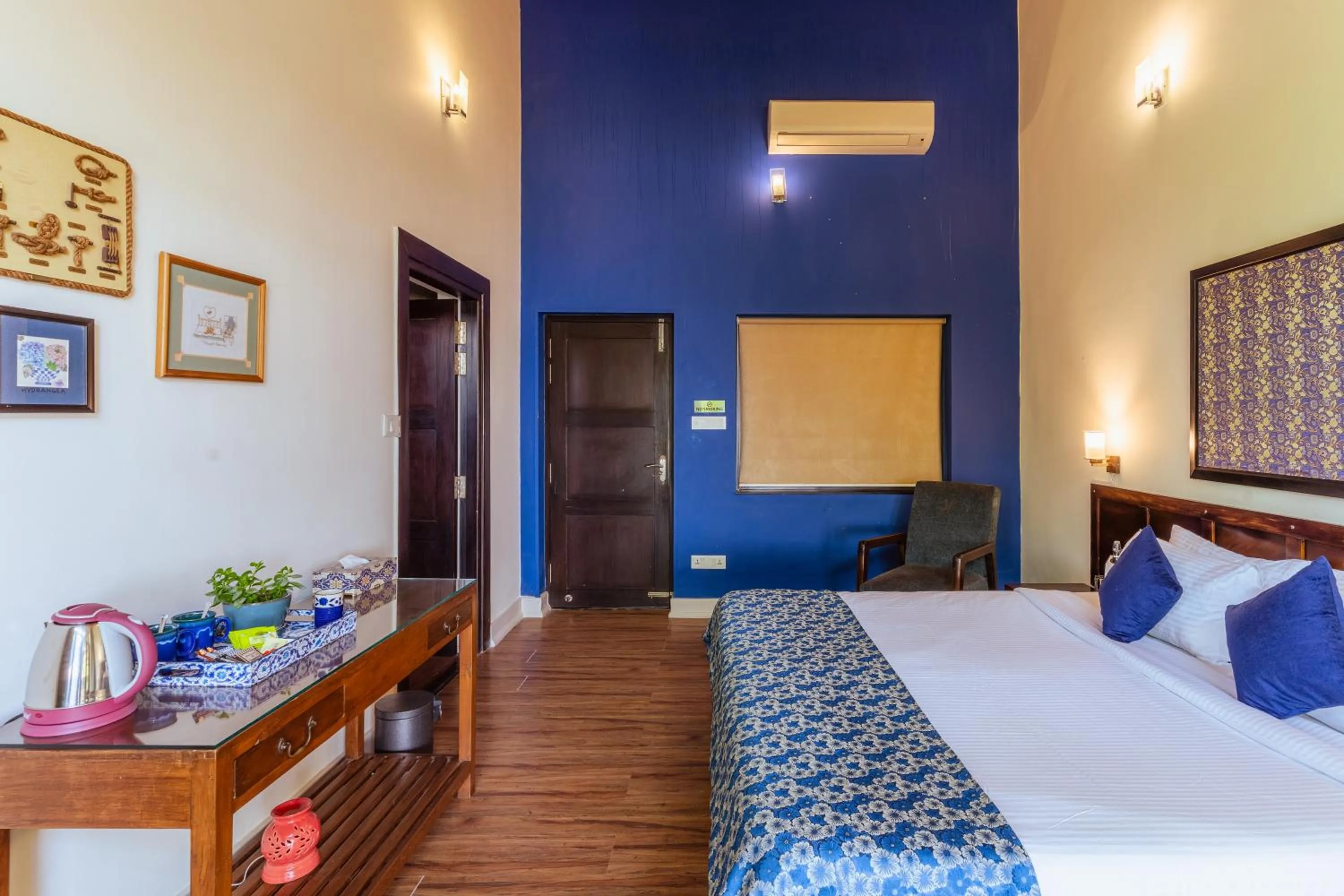 Bedroom, Bed in Tree of Life Junoon in the Hills Kumaon