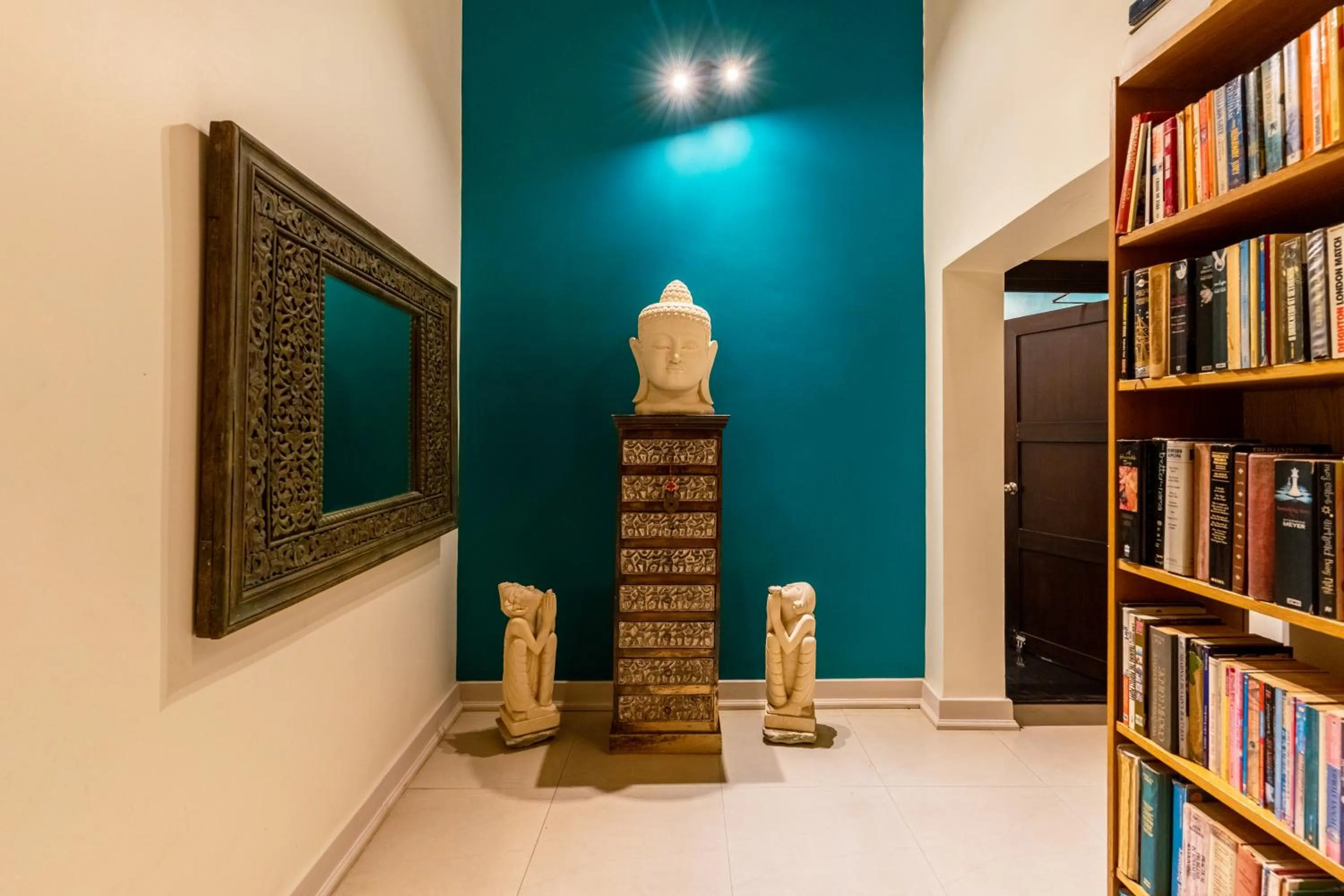 Library in Tree of Life Junoon in the Hills Kumaon