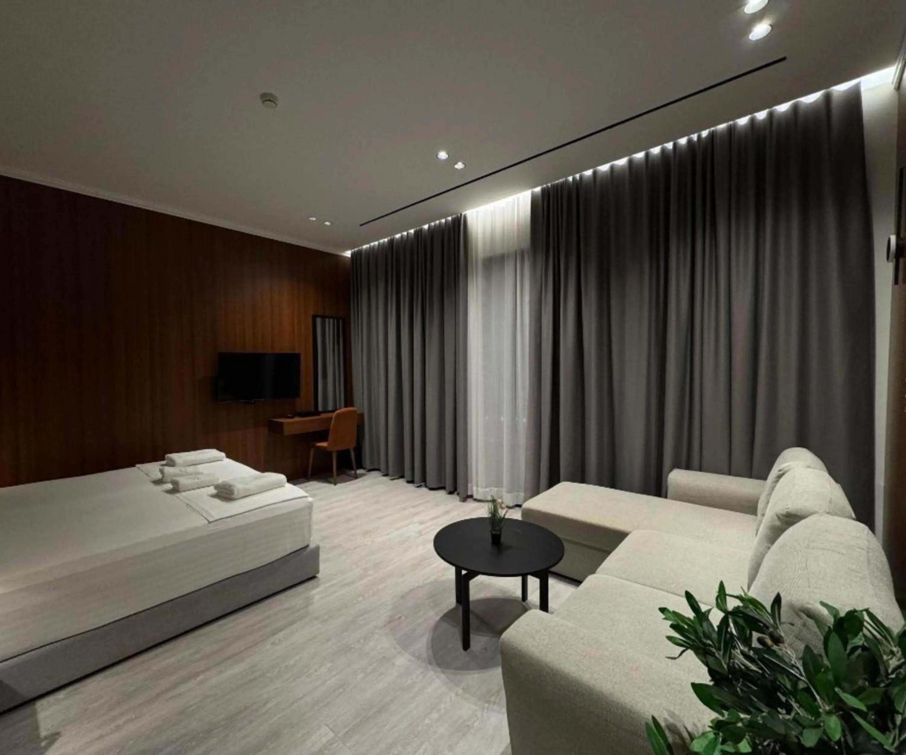 Seating area in Area Hotel