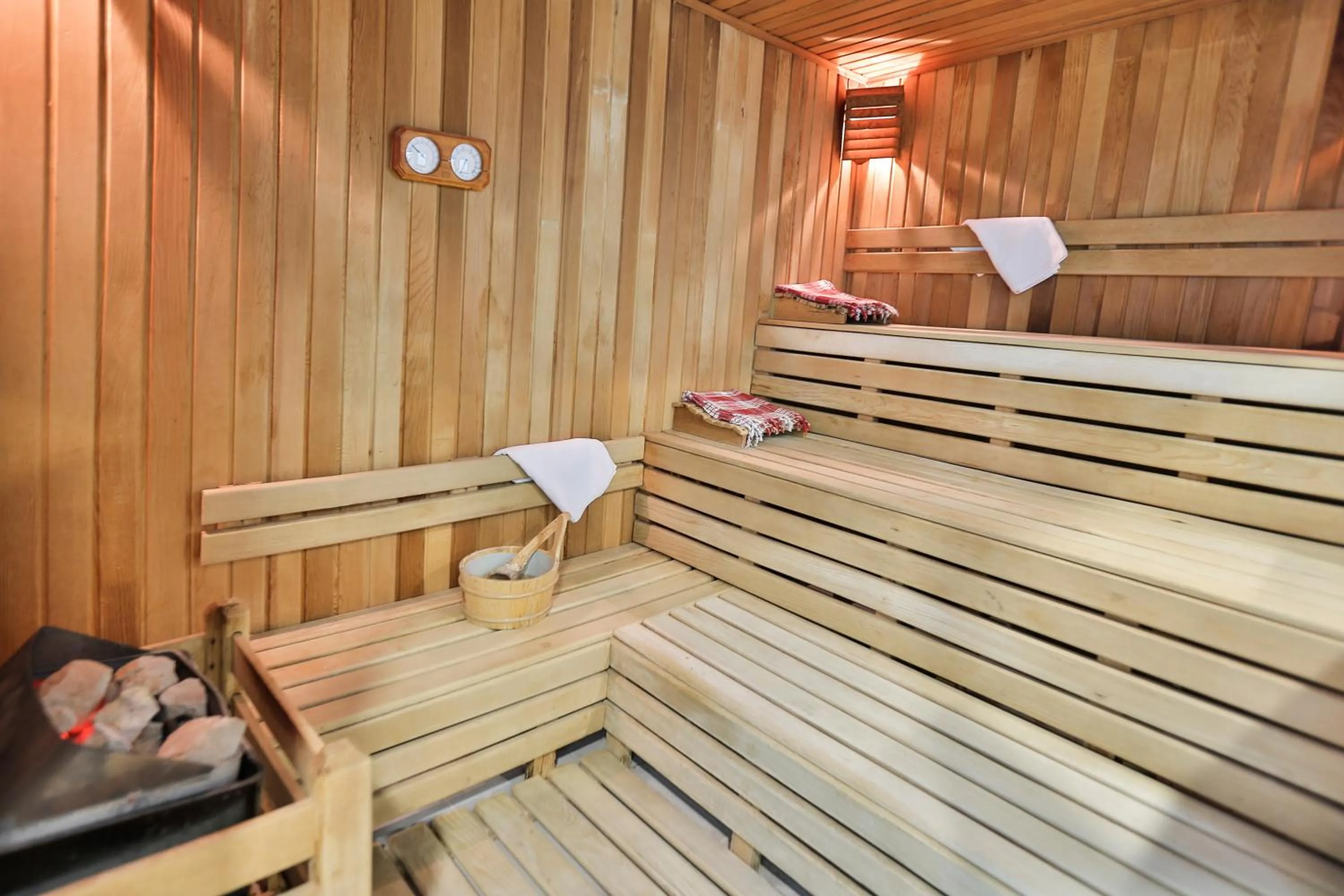 Sauna in Eliz Hotel Convention Center Thermal Spa & Wellnes
