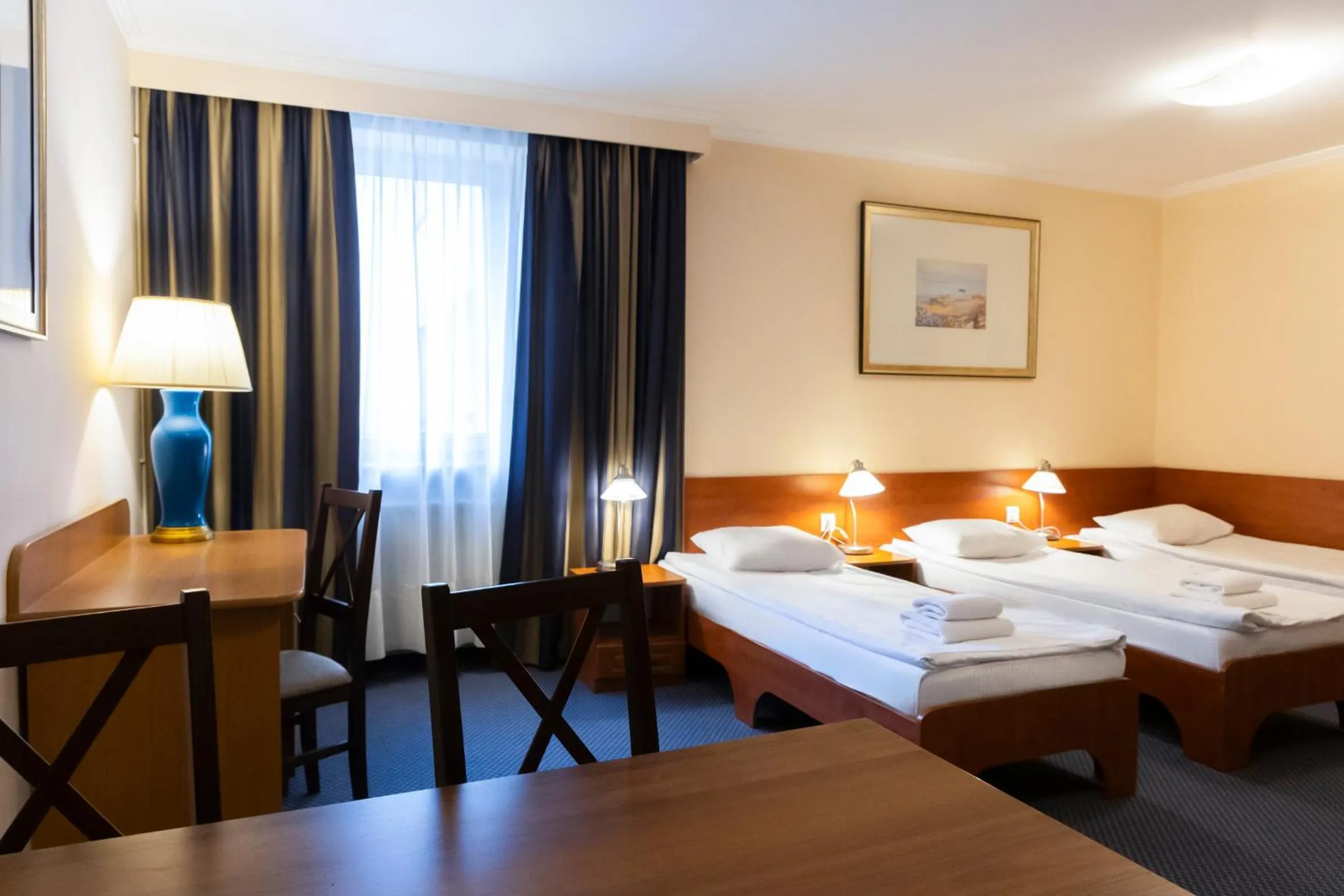 Bed in Noclegi Hit Rooms & Apartments