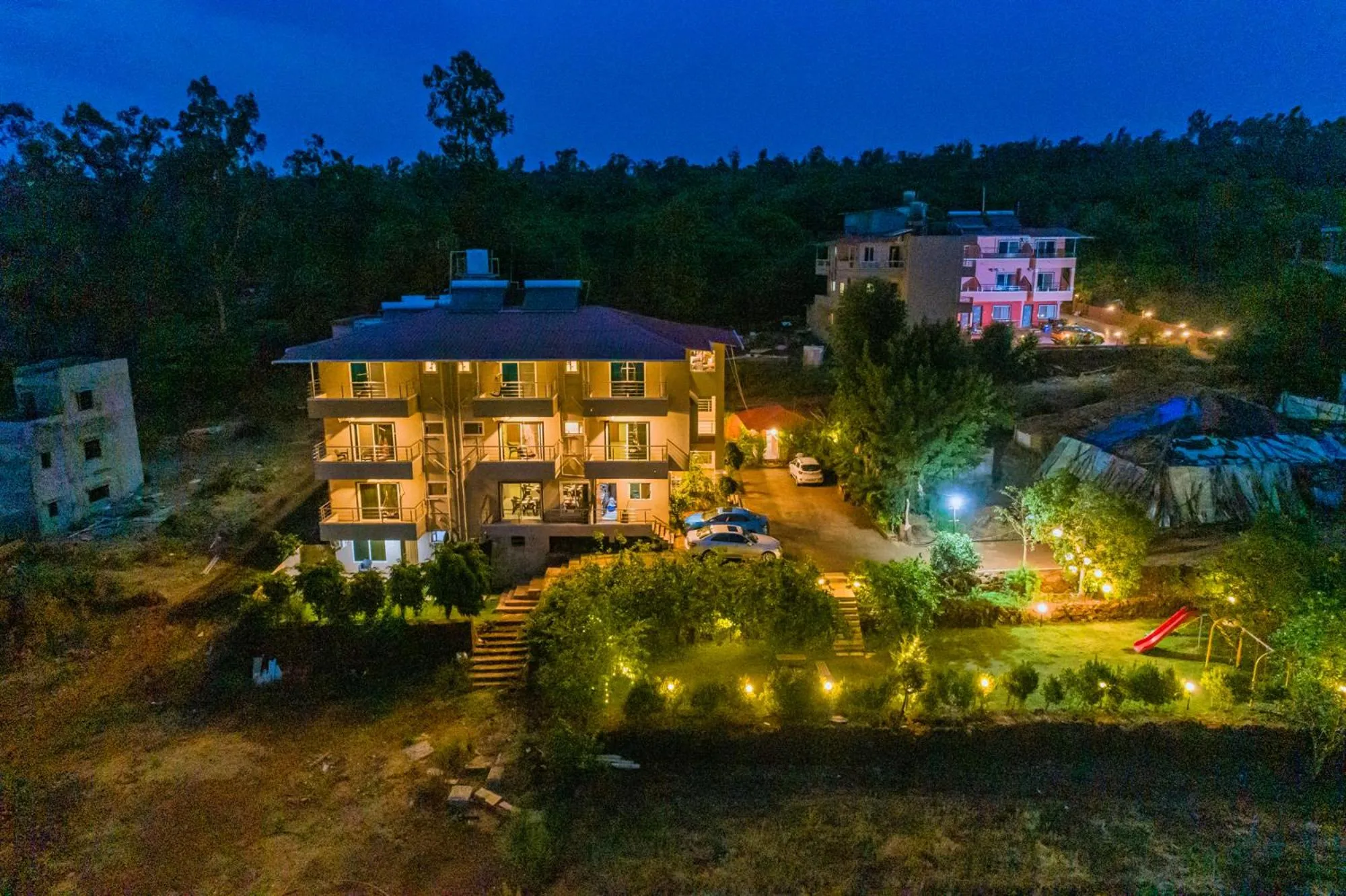 Property building in Hotel Mahabaleshwar Fragrance