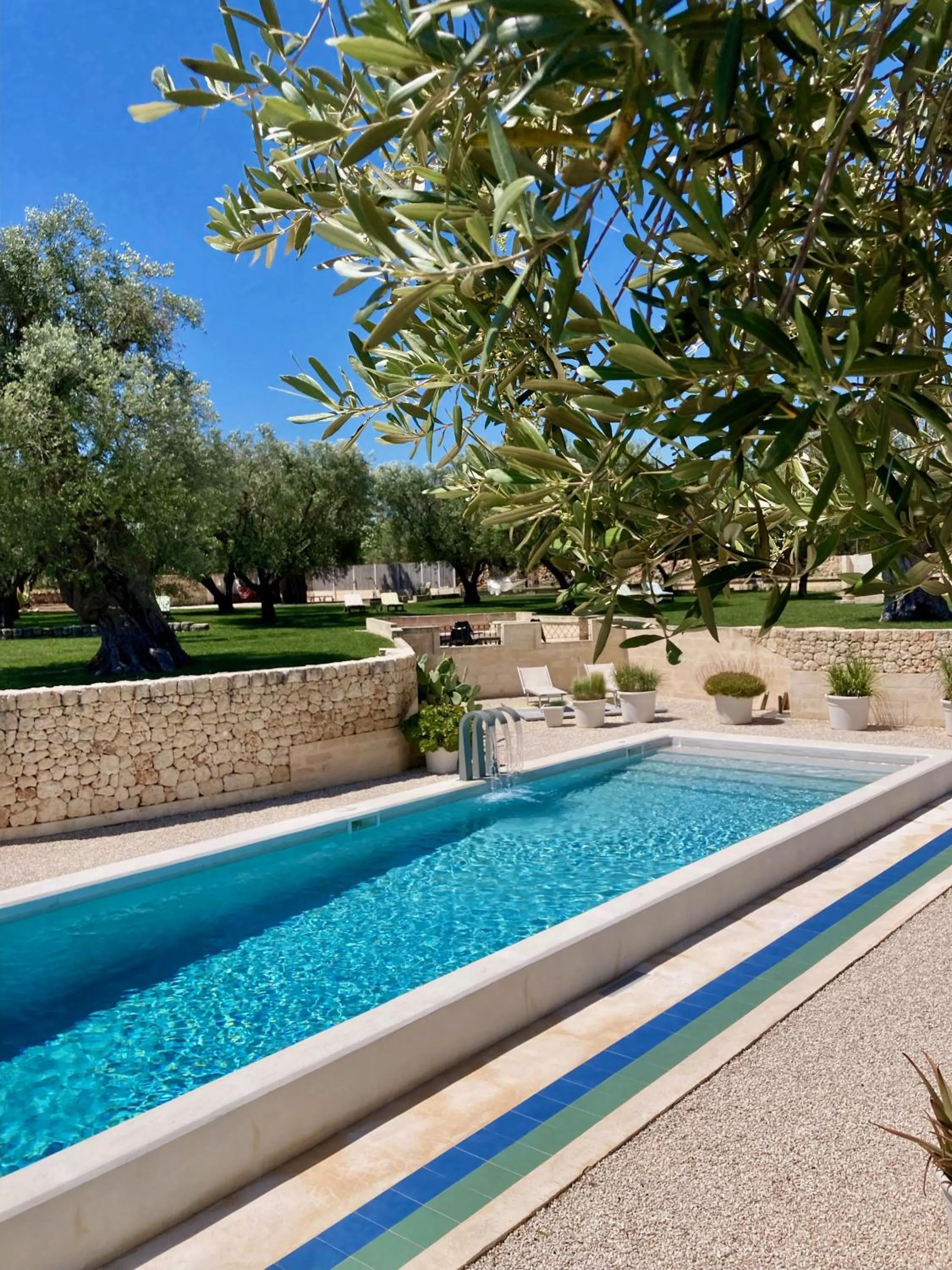 Swimming pool in Boutique Hotel Masseria Sottomasi