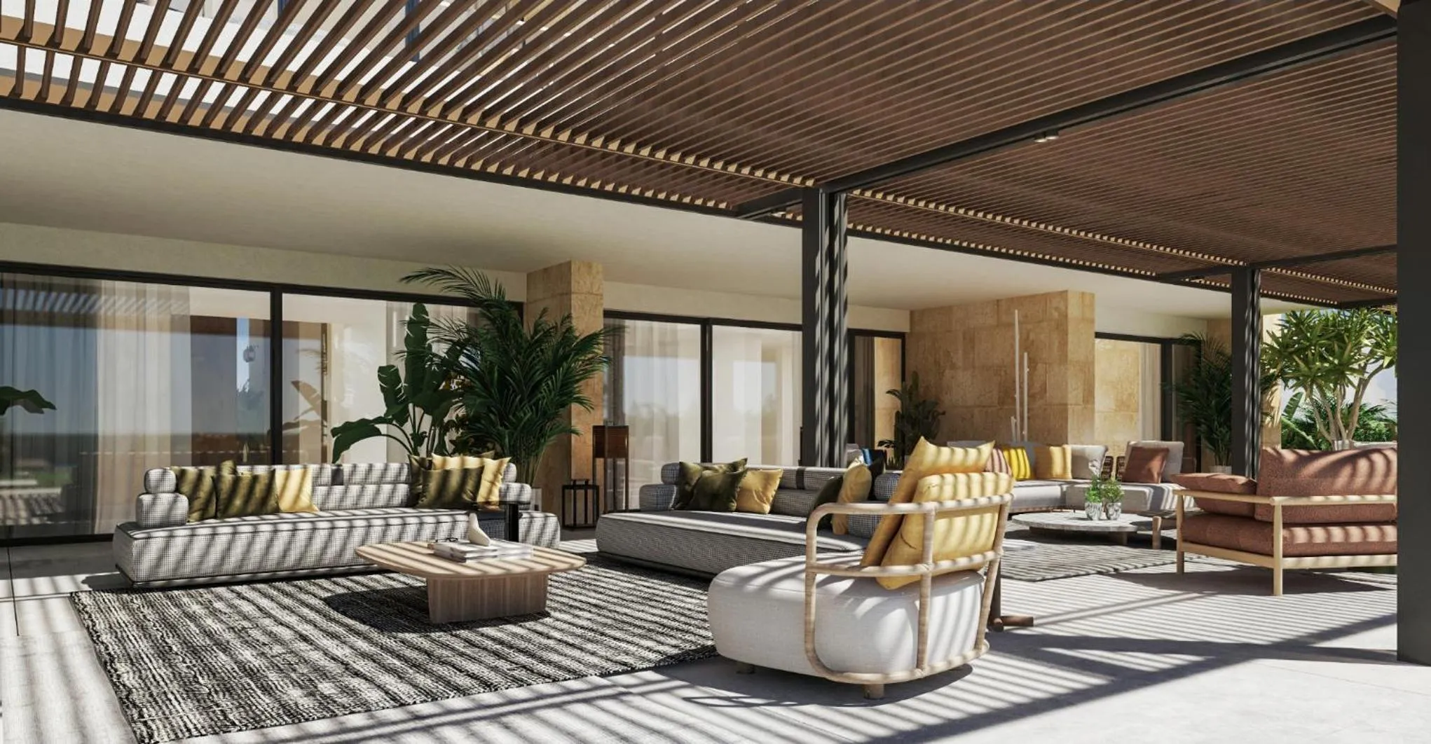 Seating area in The G Hotel Seashell