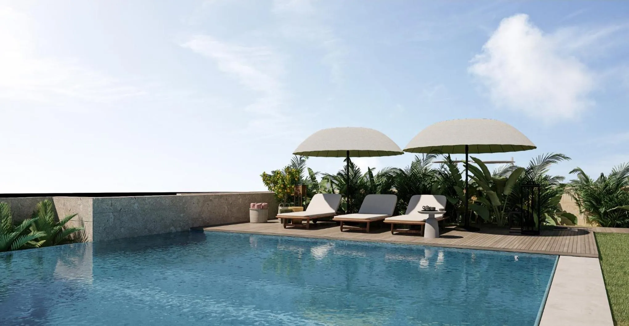 Swimming pool in The G Hotel Seashell