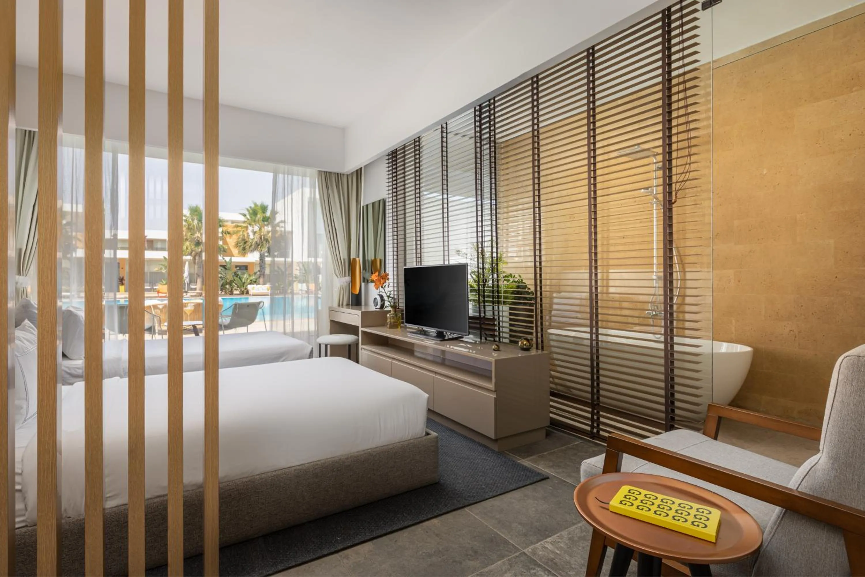 Bed in The G Hotel Seashell