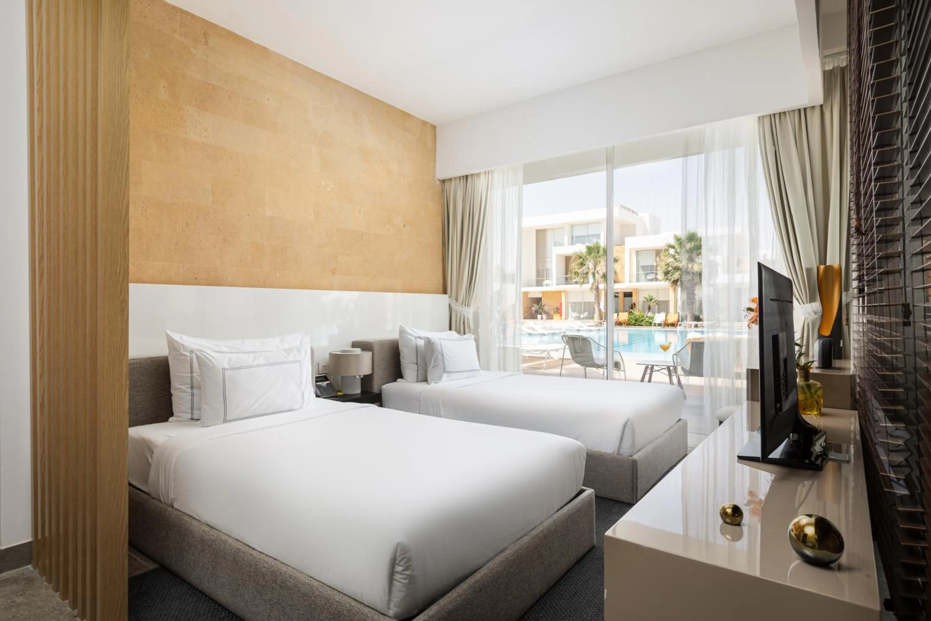 Bed in The G Hotel Seashell