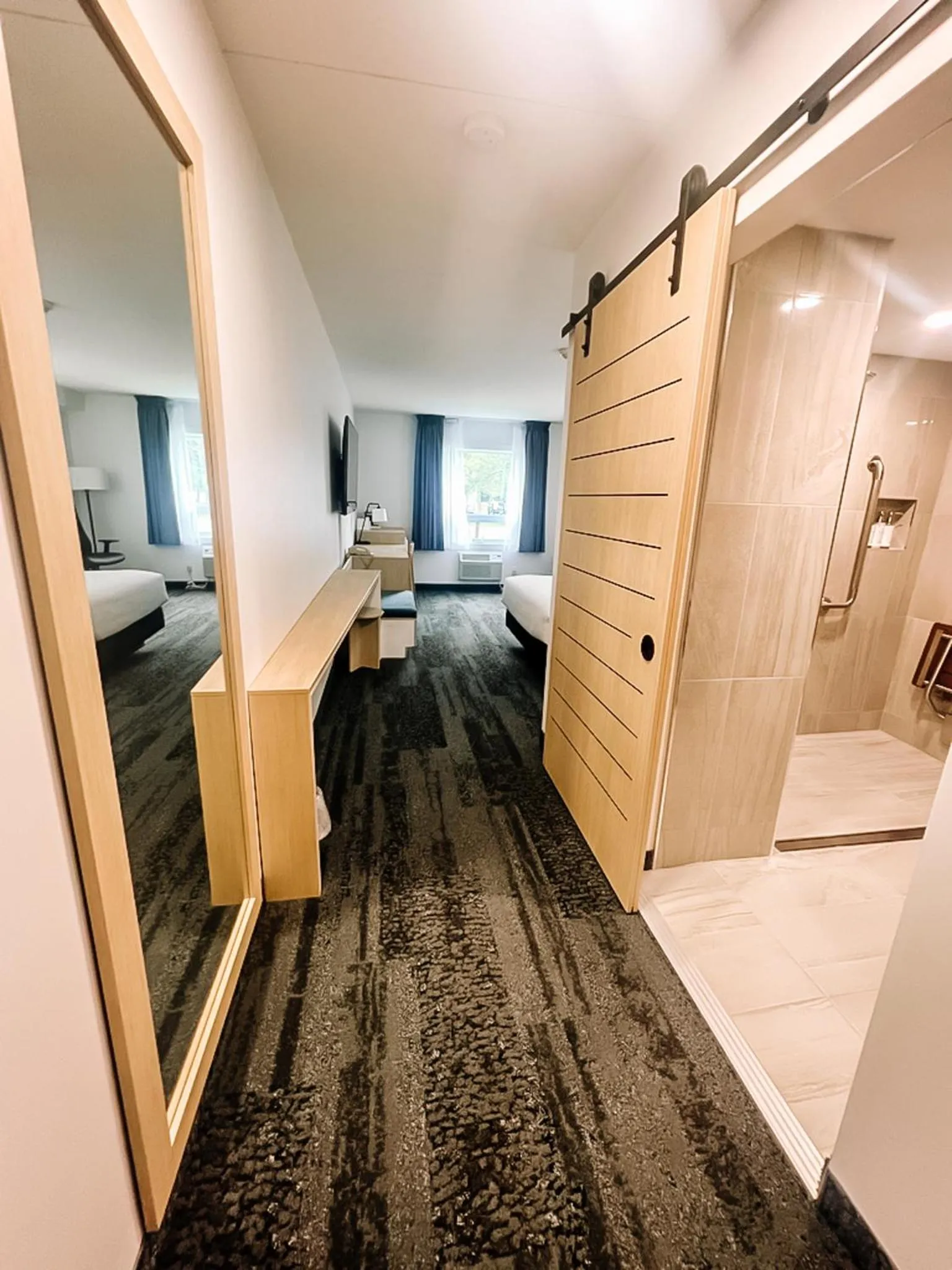 Bathroom, Bed in La Place Rendez-Vous Hotel