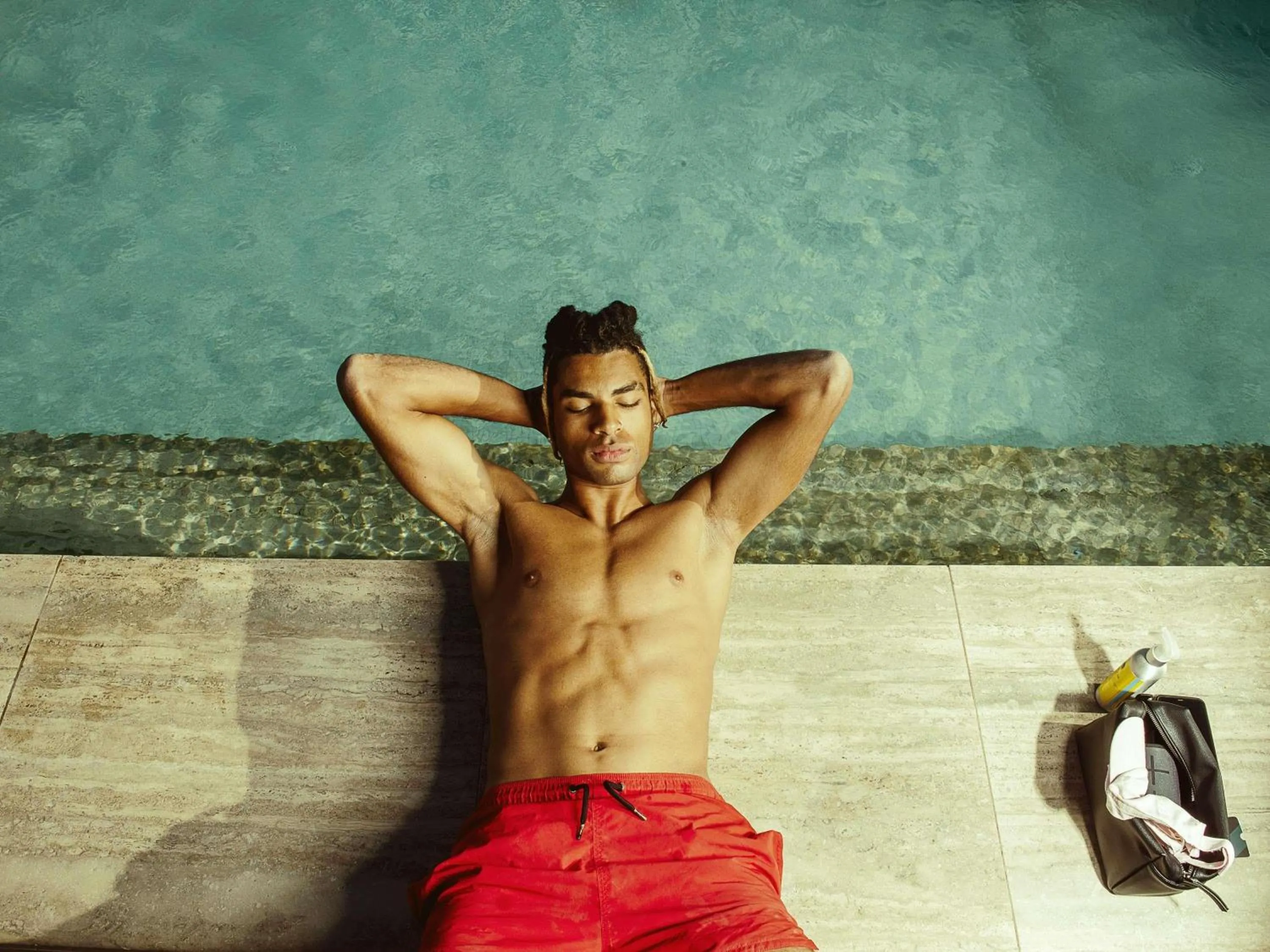 Pool view in Number 11 St Julian's Malta - Handwritten Collection