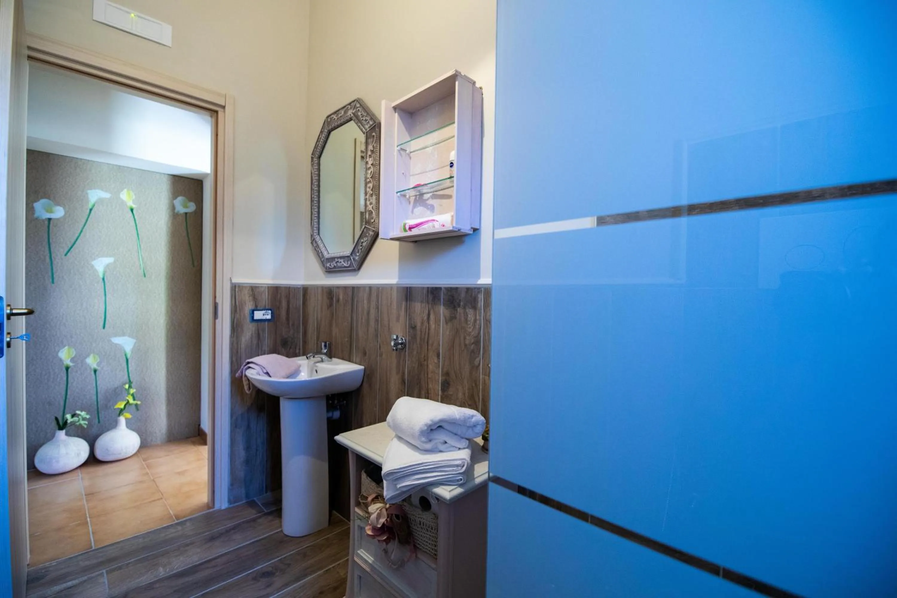 Shower in Il Panorama Housing Cilento