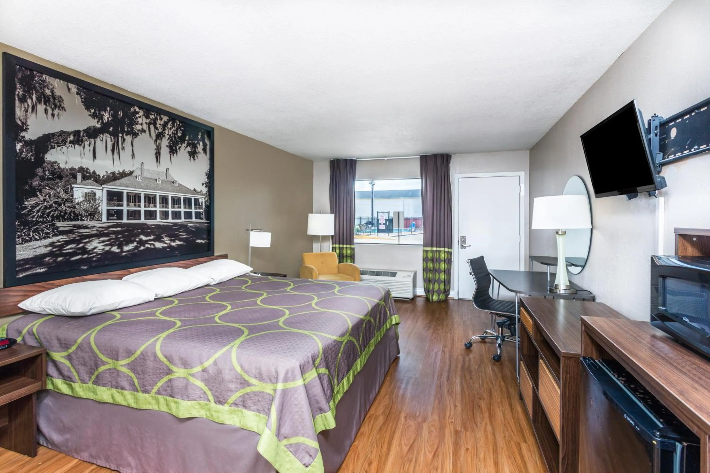 Bed in Super 8 by Wyndham Opelousas