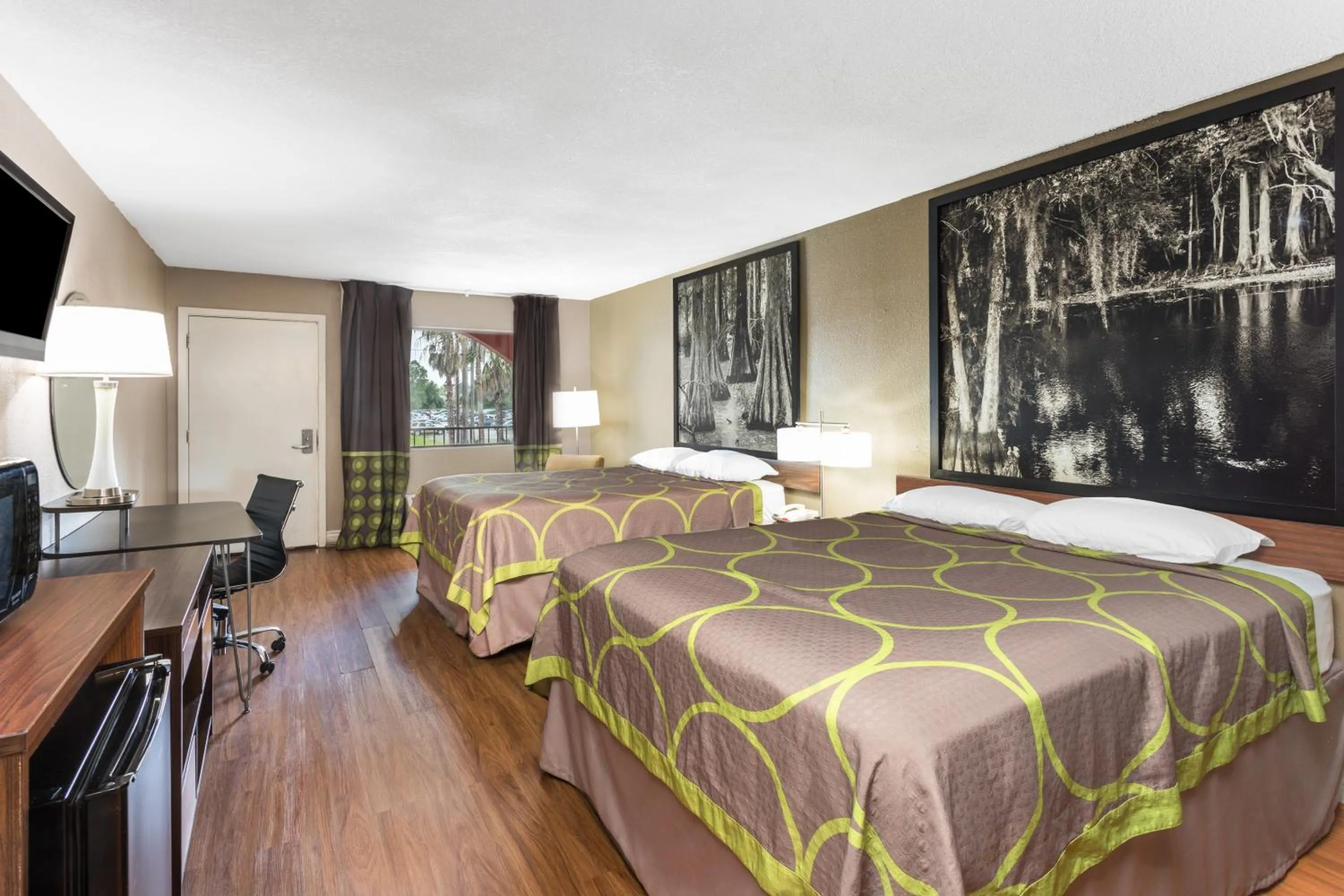 Bed in Super 8 by Wyndham Opelousas