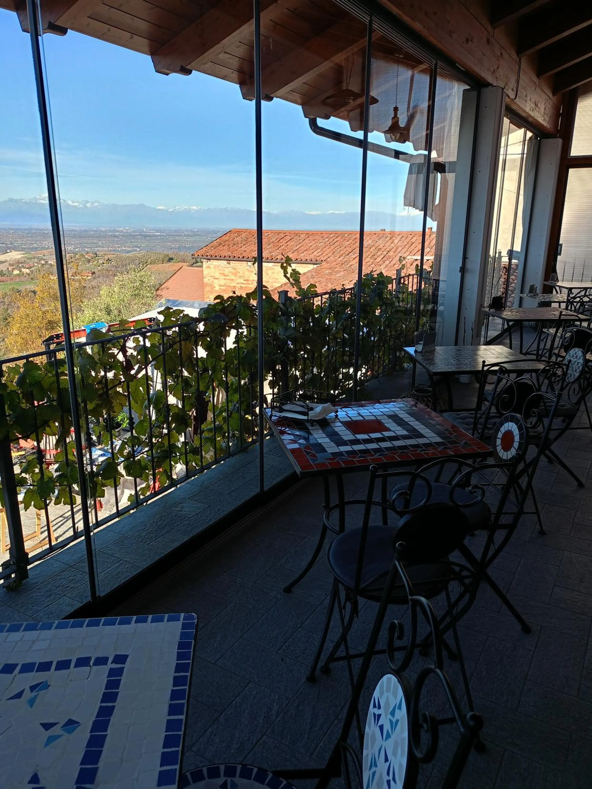Balcony/Terrace in Villa Belvedere Langhe