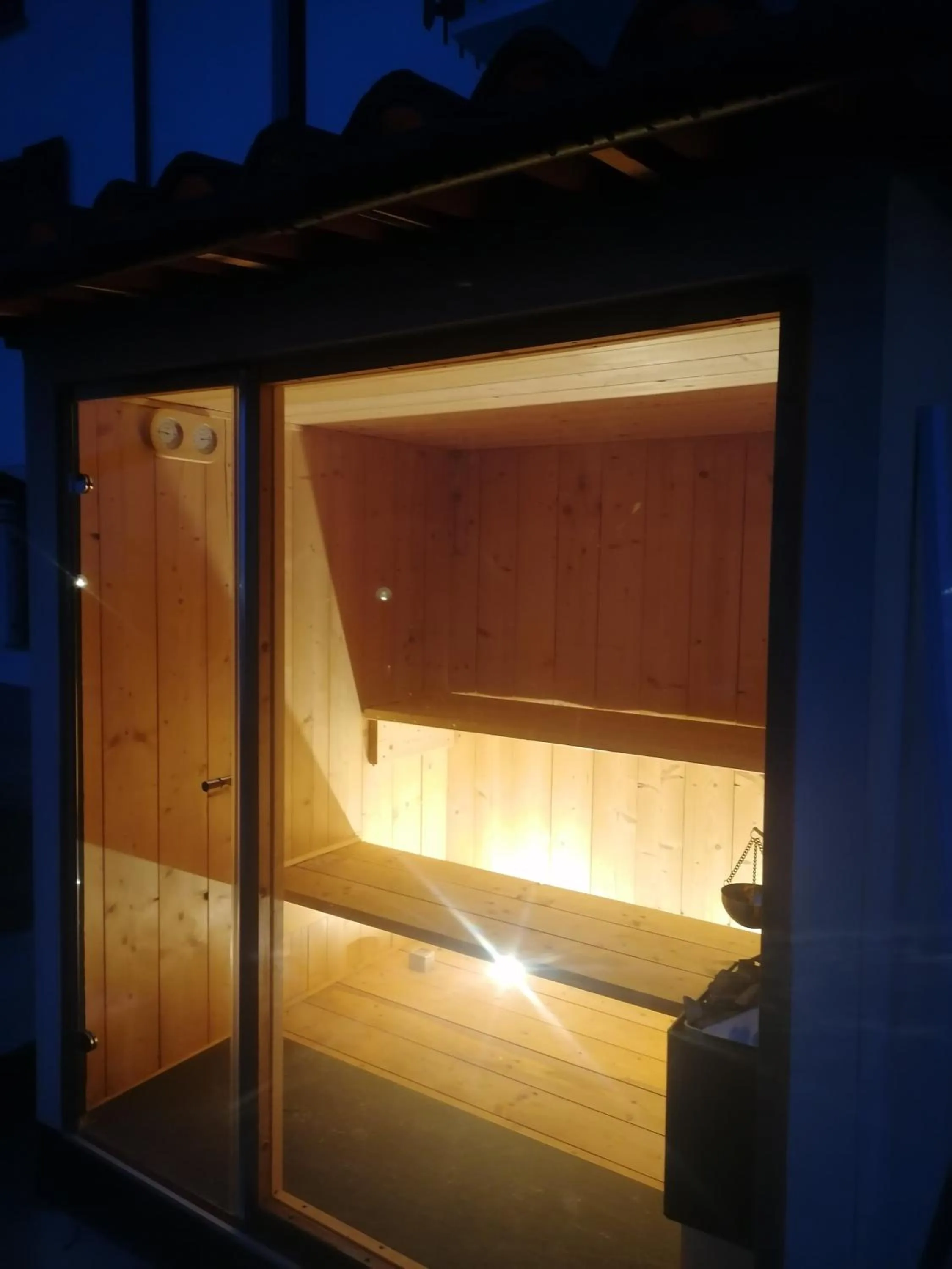 Sauna in Villa Belvedere Langhe