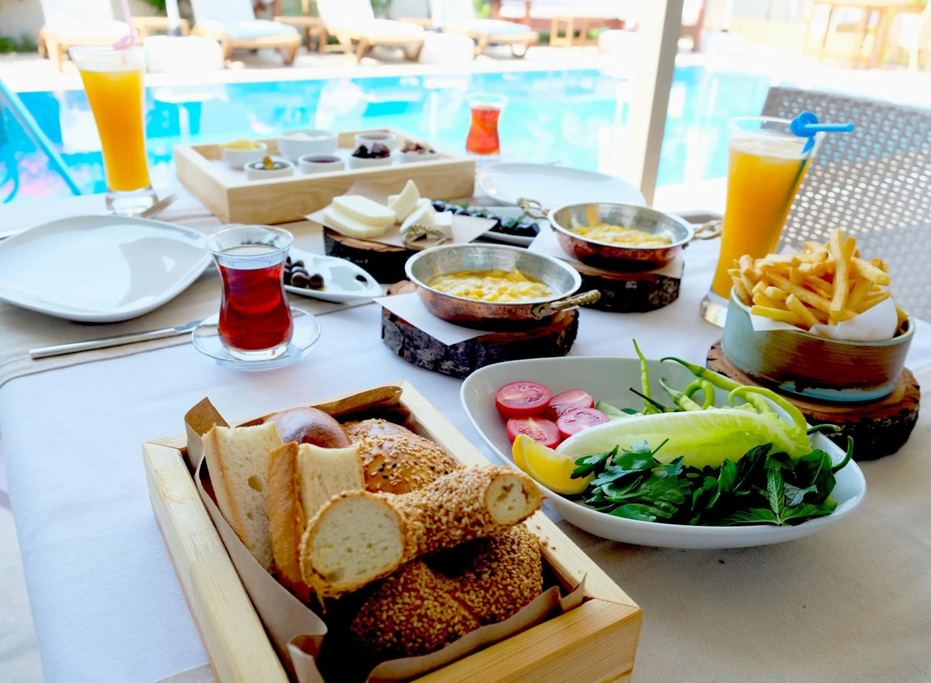 Breakfast in Egehan Butik Hotel Dalyan