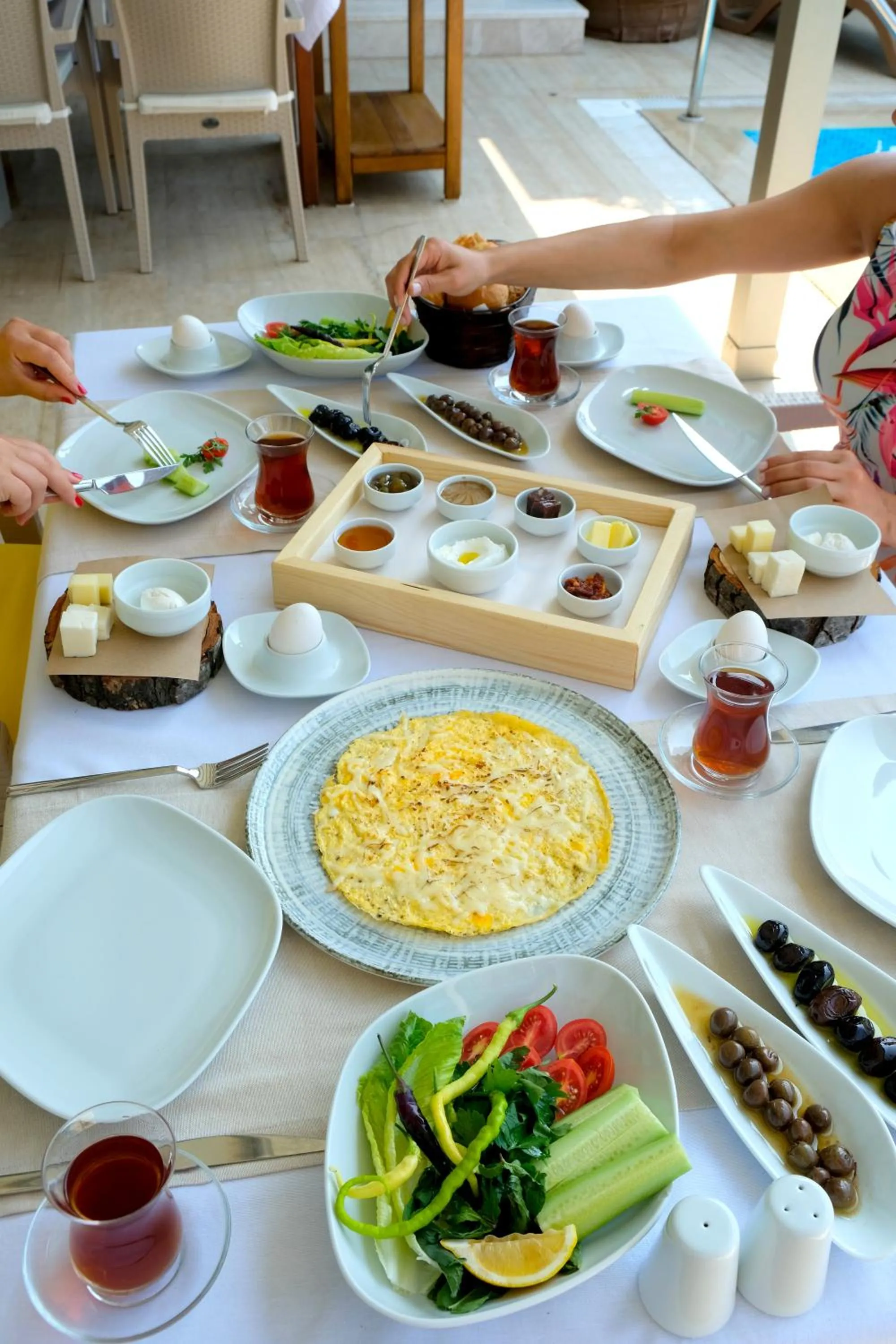 Breakfast in Egehan Butik Hotel Dalyan