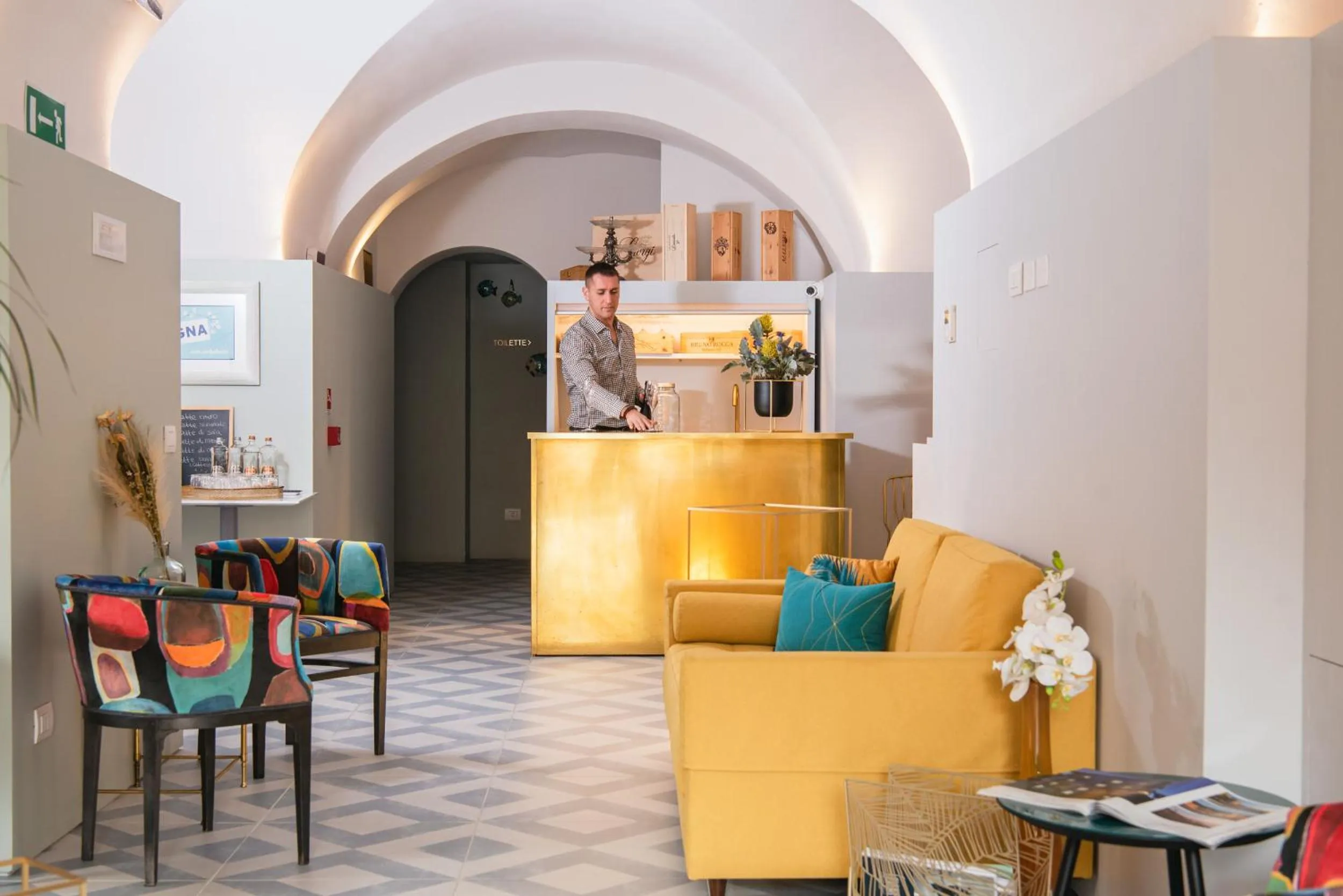 Lobby or reception in Boutique Hotel de la Ville