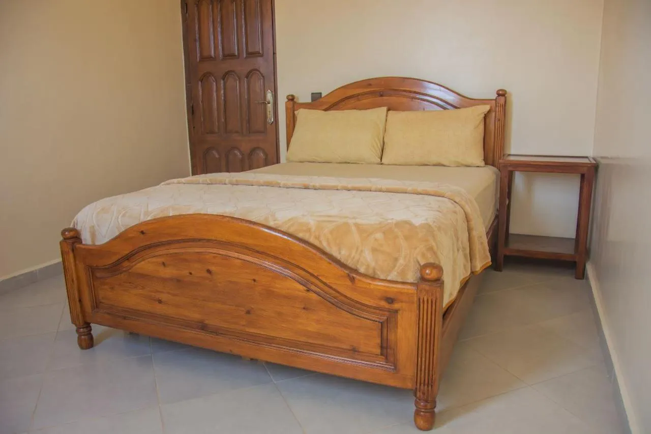 Bed in Hôtel Afoulki Tiznit