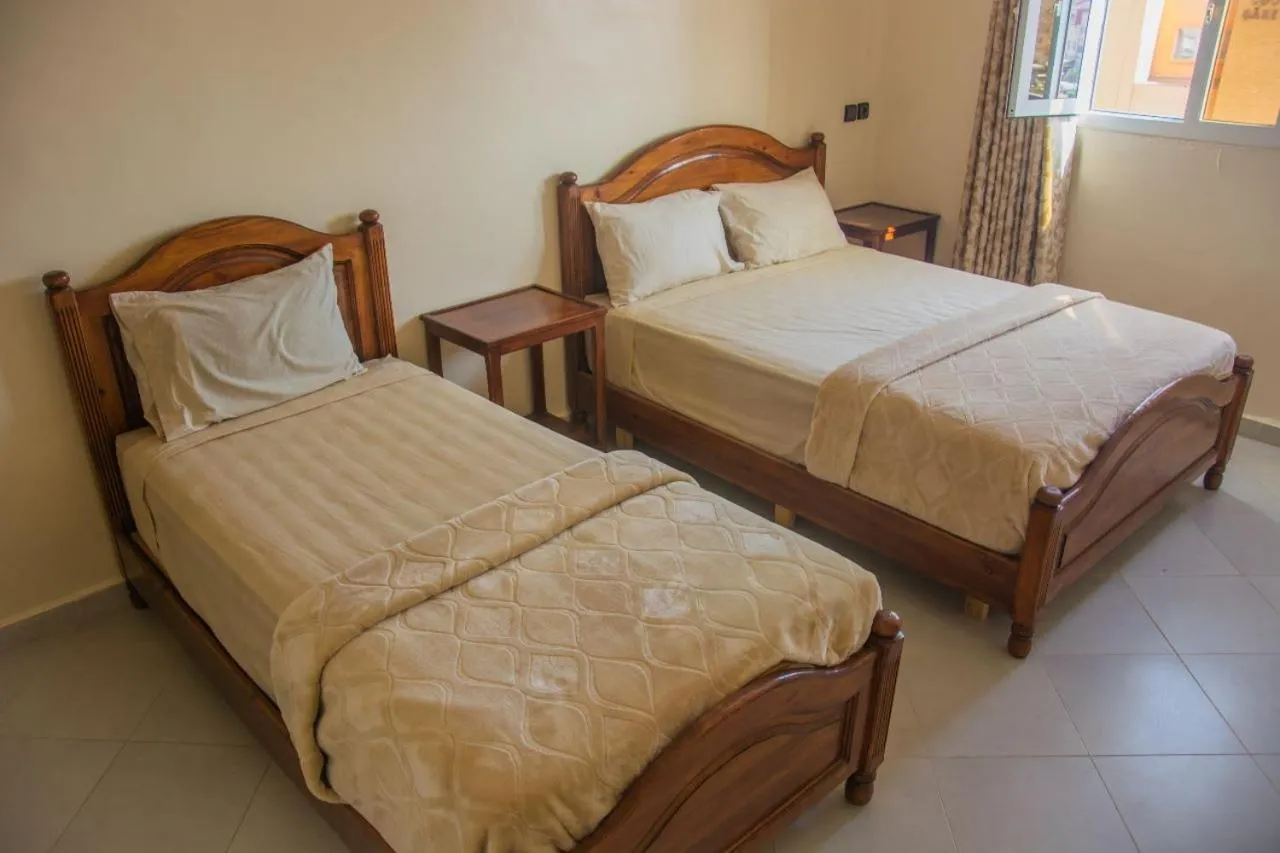 Bed in Hôtel Afoulki Tiznit