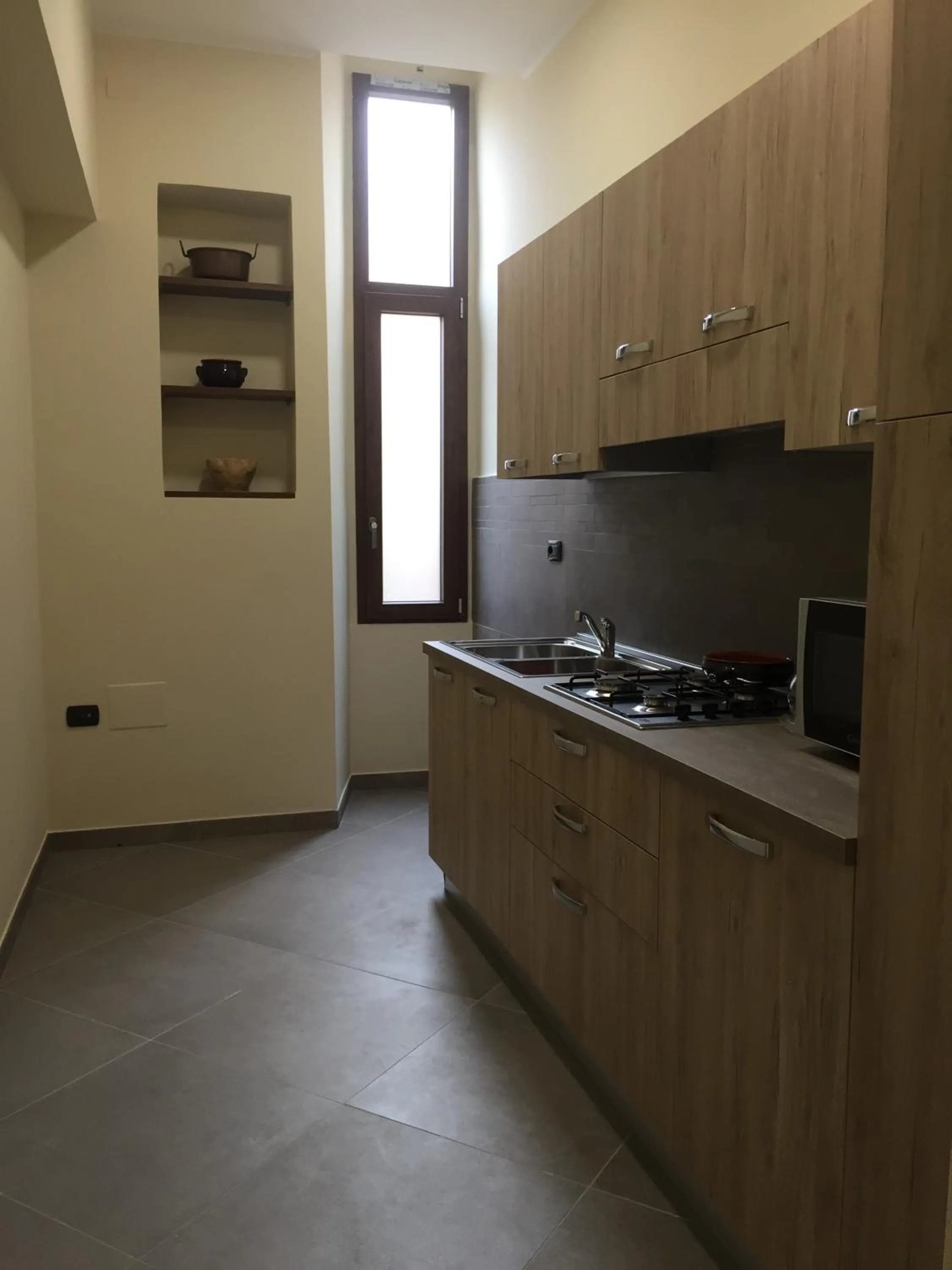 Kitchen or kitchenette in B&B Duomo Pizzo ApartHotel