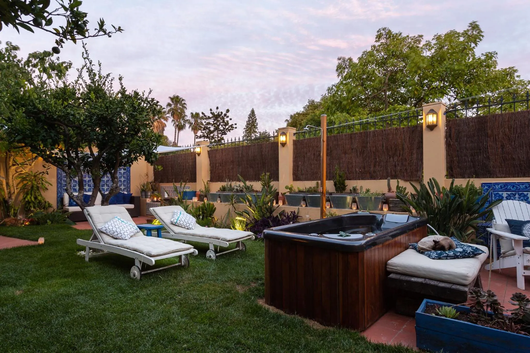 Garden in Geronimo Guest House Belém