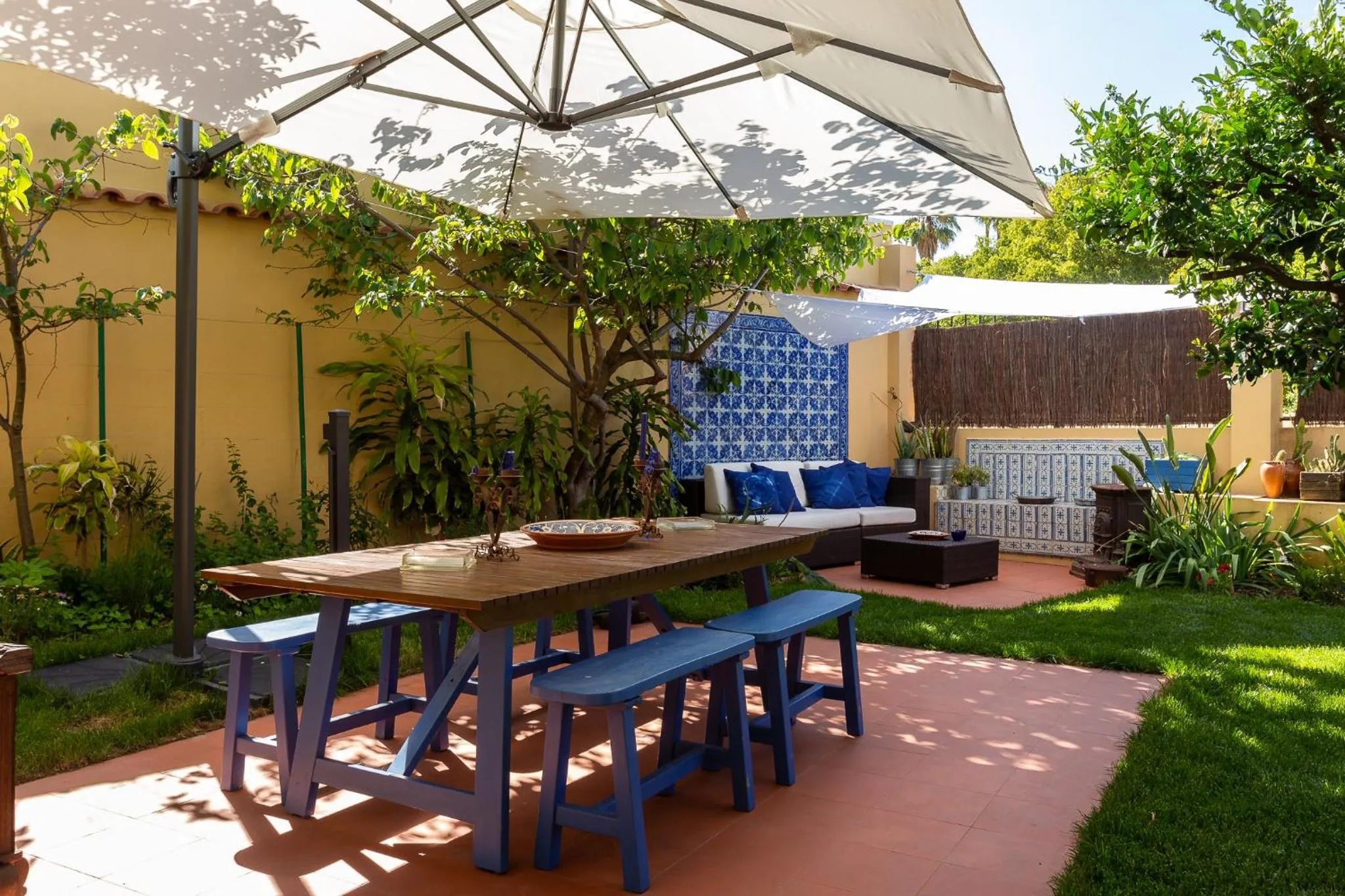 Garden in Geronimo Guest House Belém